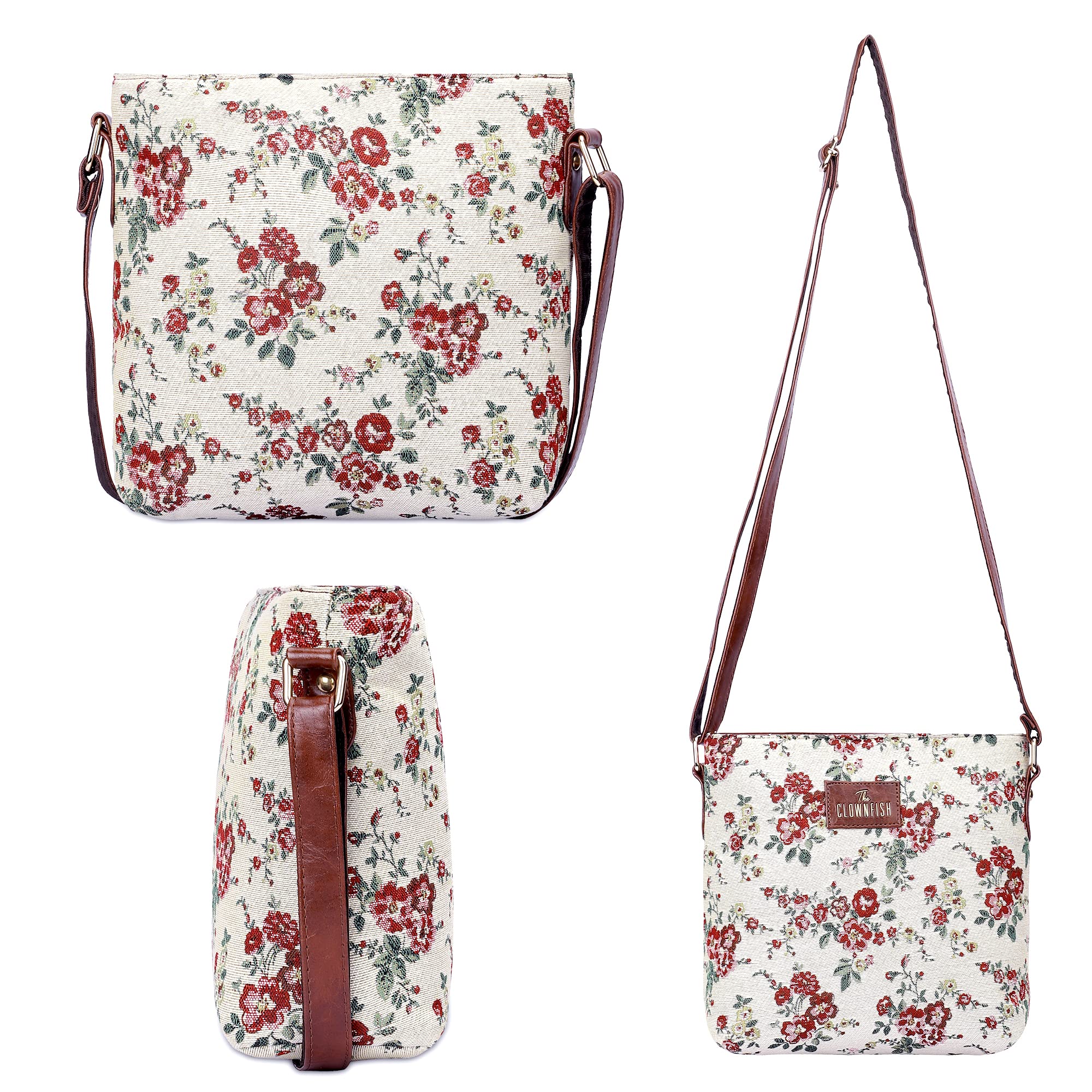 Clownfish Linda-Lorna Combo - Floral sling bag for women