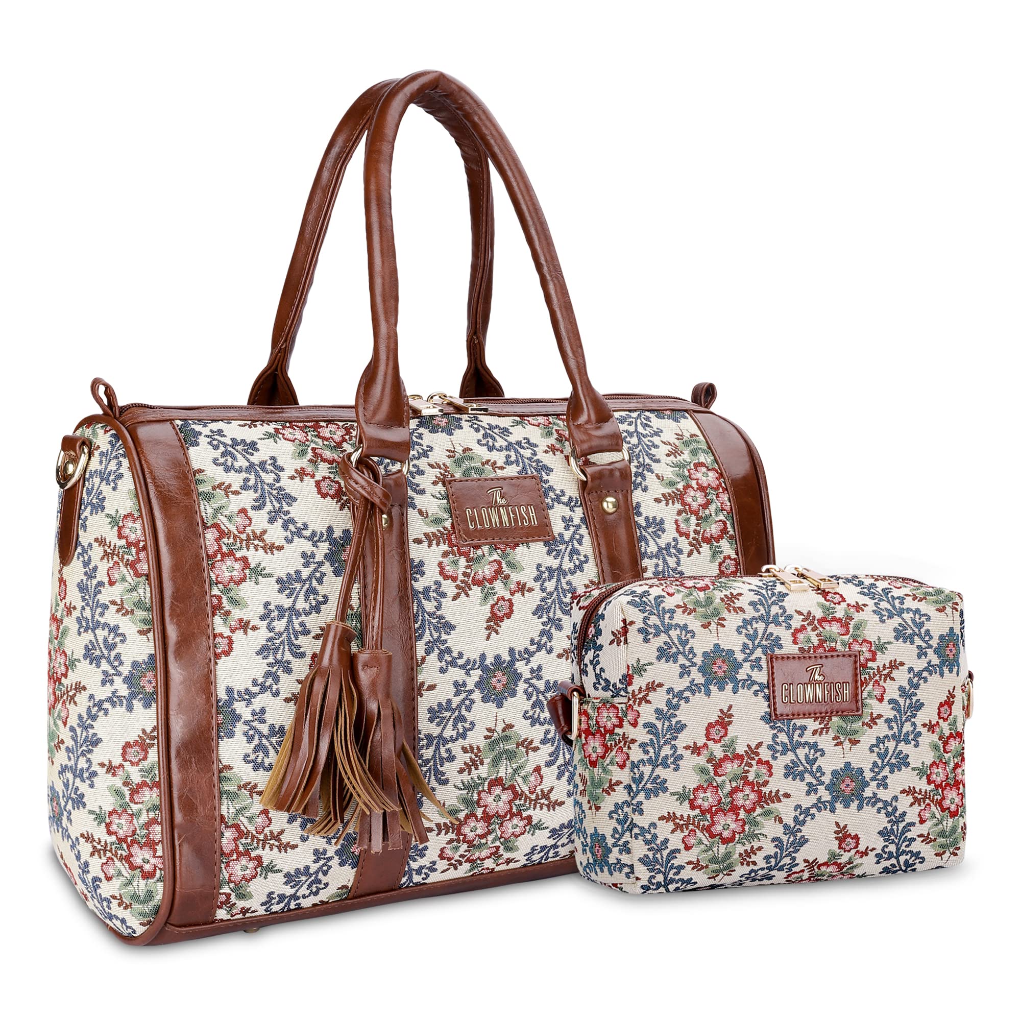 Clownfish Pink-Floral Sling Bag - Ideal for travel