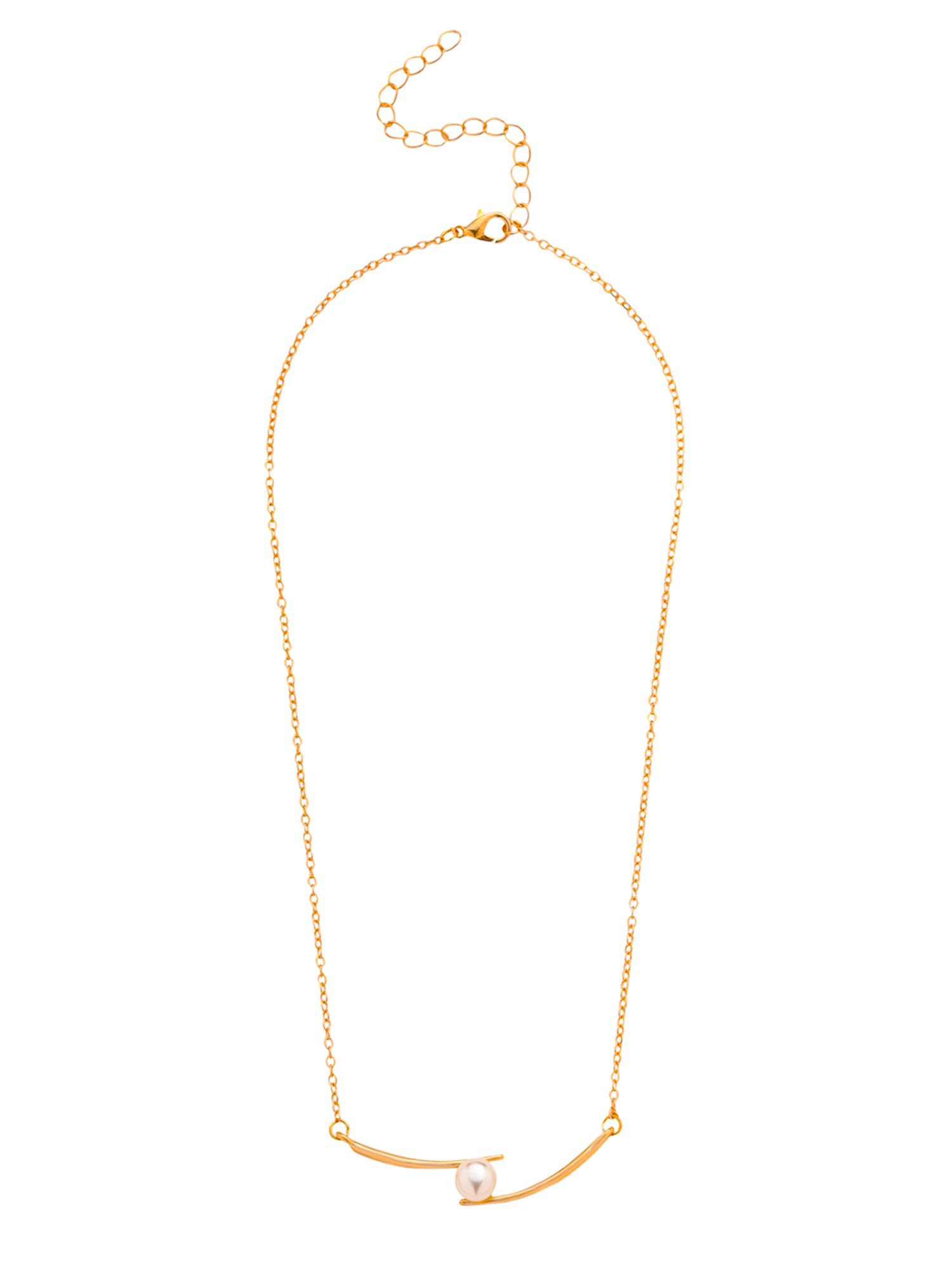 Yellow Chimes pearl necklace - Stylish daily wear