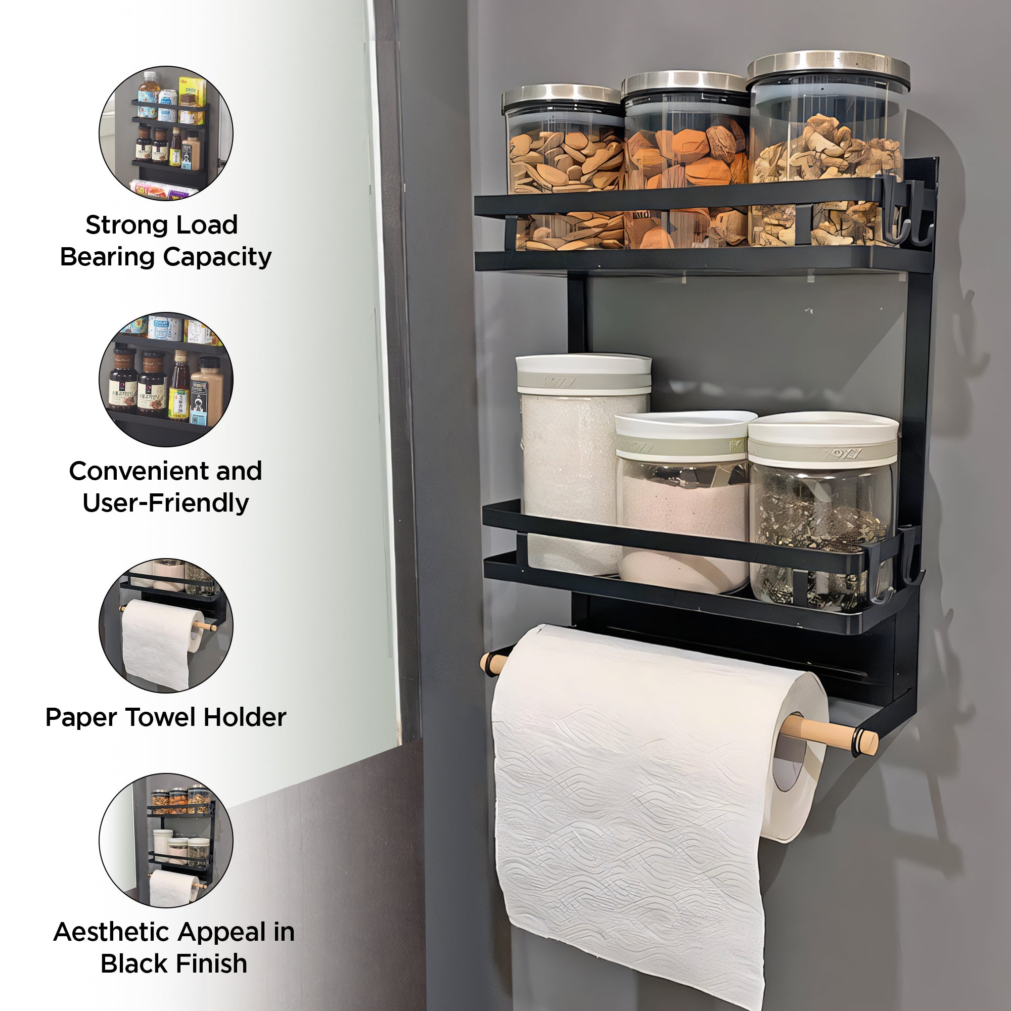 UMAI kitchen storage rack - stylish kitchen décor