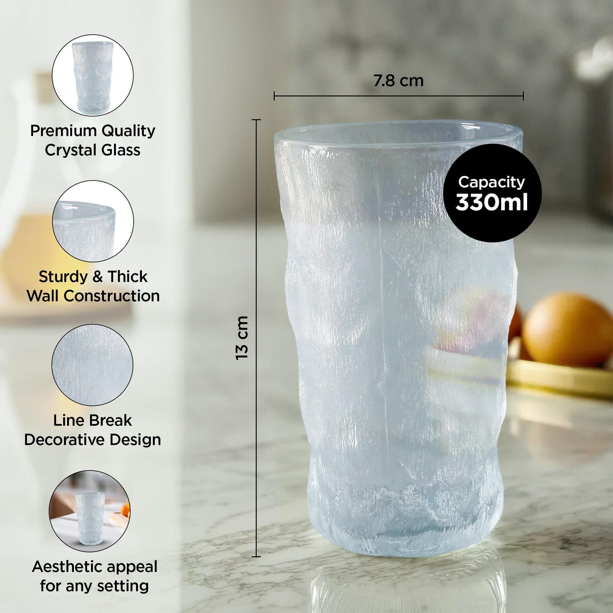 Better Home juice glasses - stylish cocktail serving