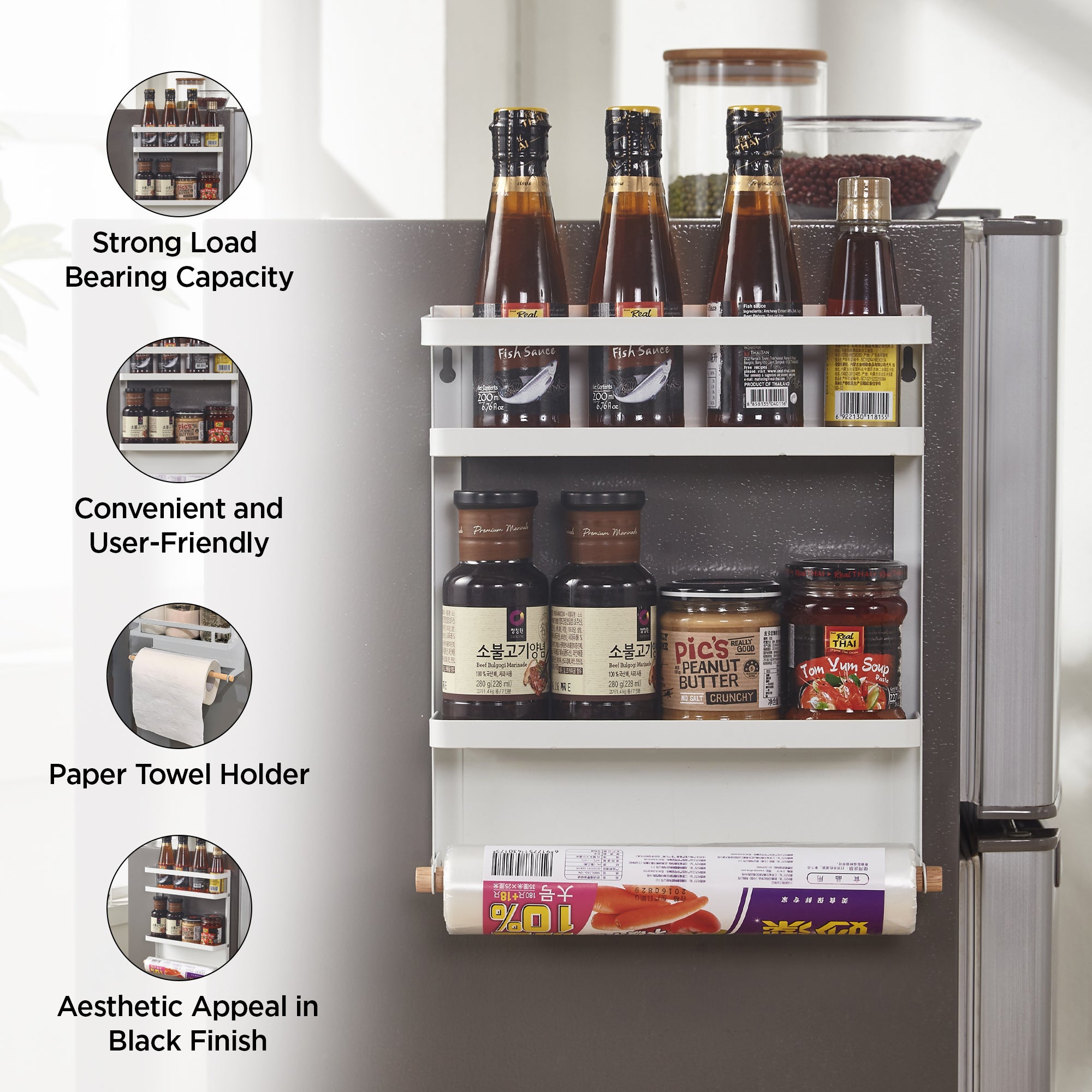 UMAI two-layer rack - ideal for bathroom storage