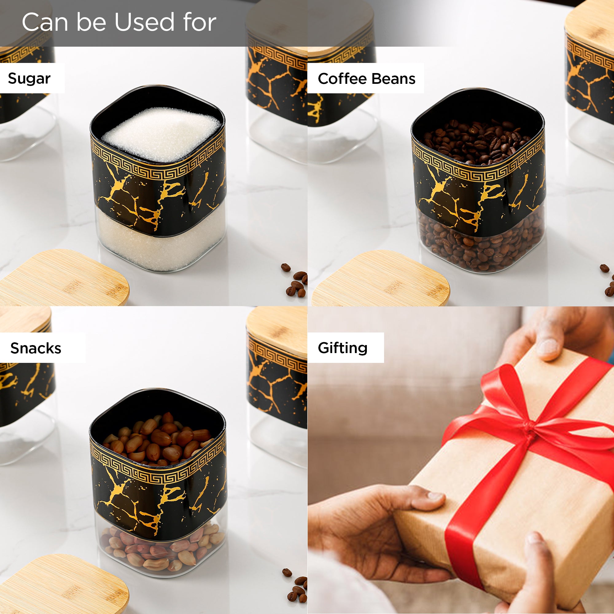 The Better Home UMAI ceramic jar - Stylish countertop storage