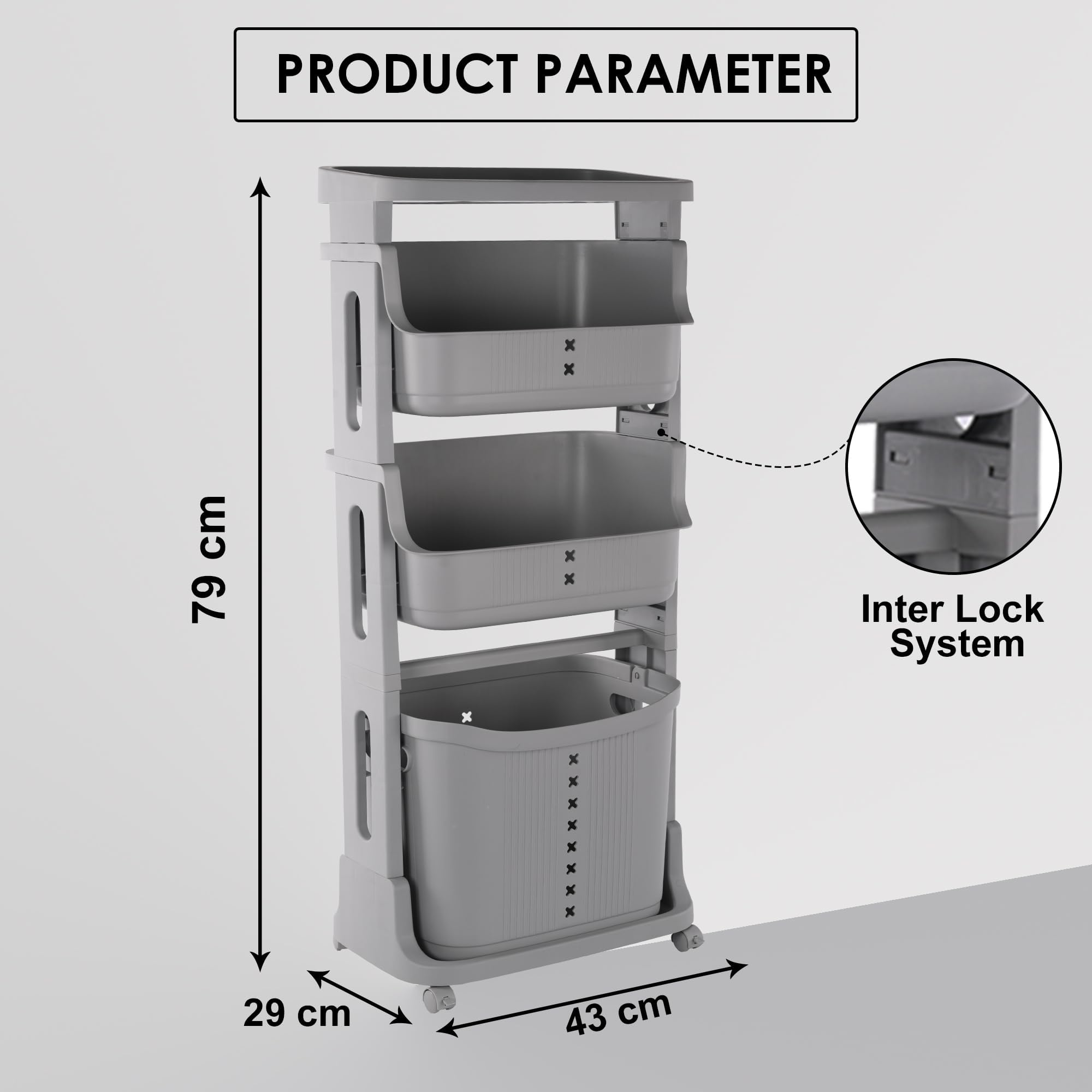 Kuber Industries laundry basket - Spacious design for home use