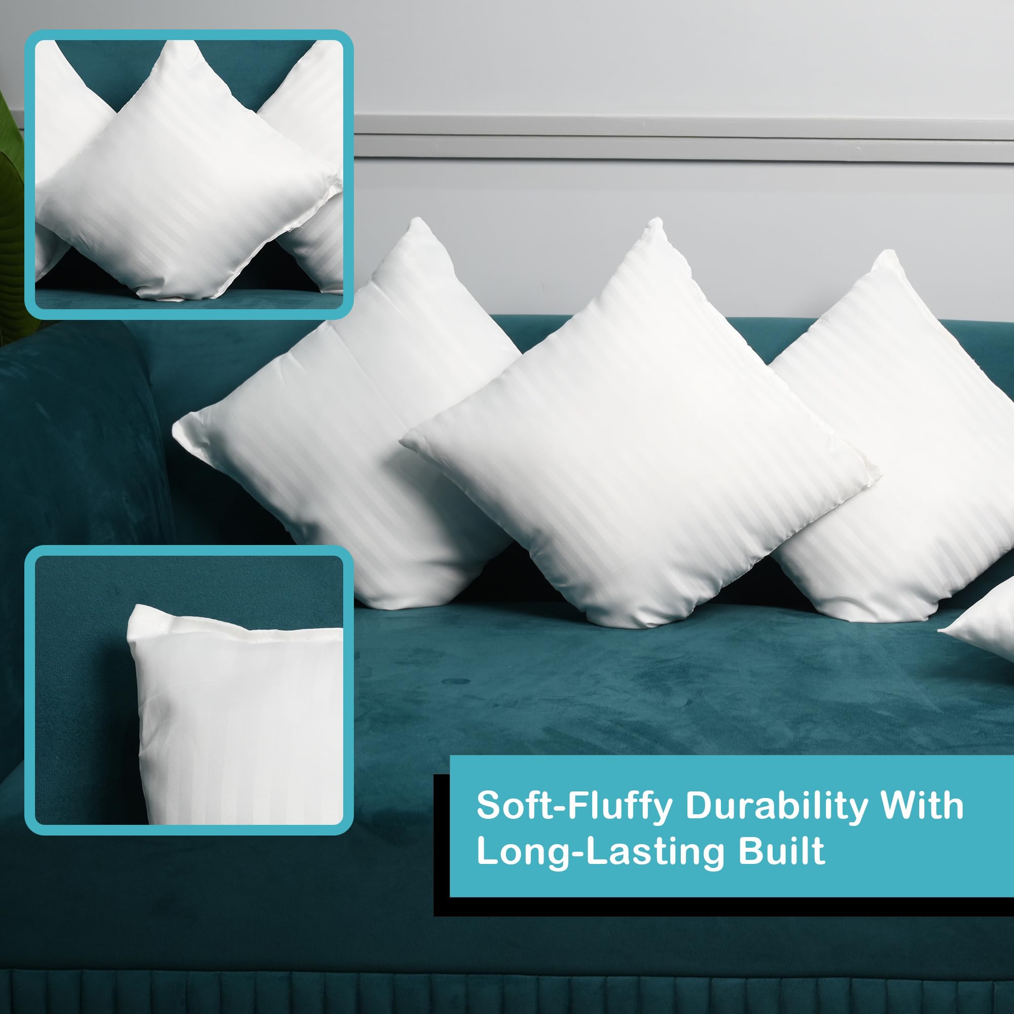 Kuber Industries cushion filler - soft and fluffy comfort