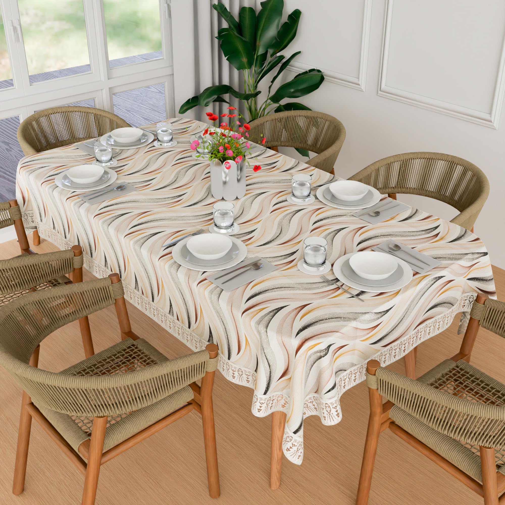 Kuber Industries dining table cover - premium PVC protection