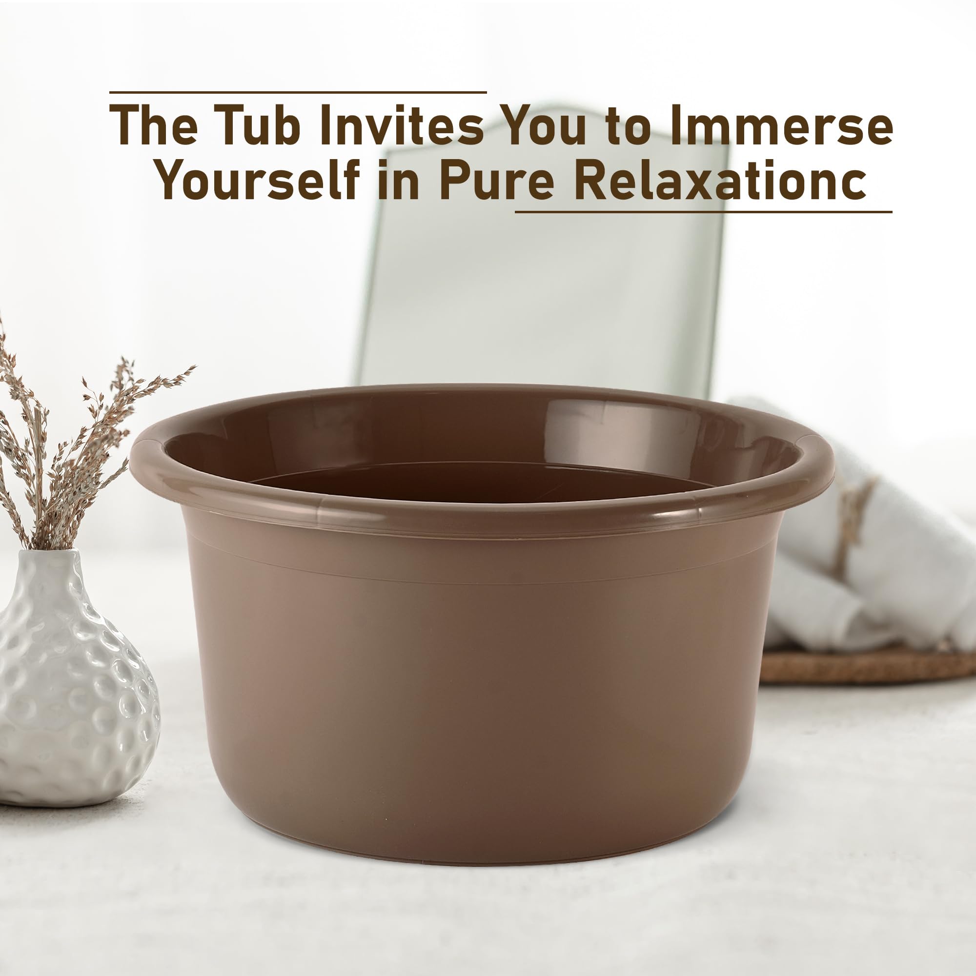 Kuber Industries plastic bath mug - ideal for daily hygiene