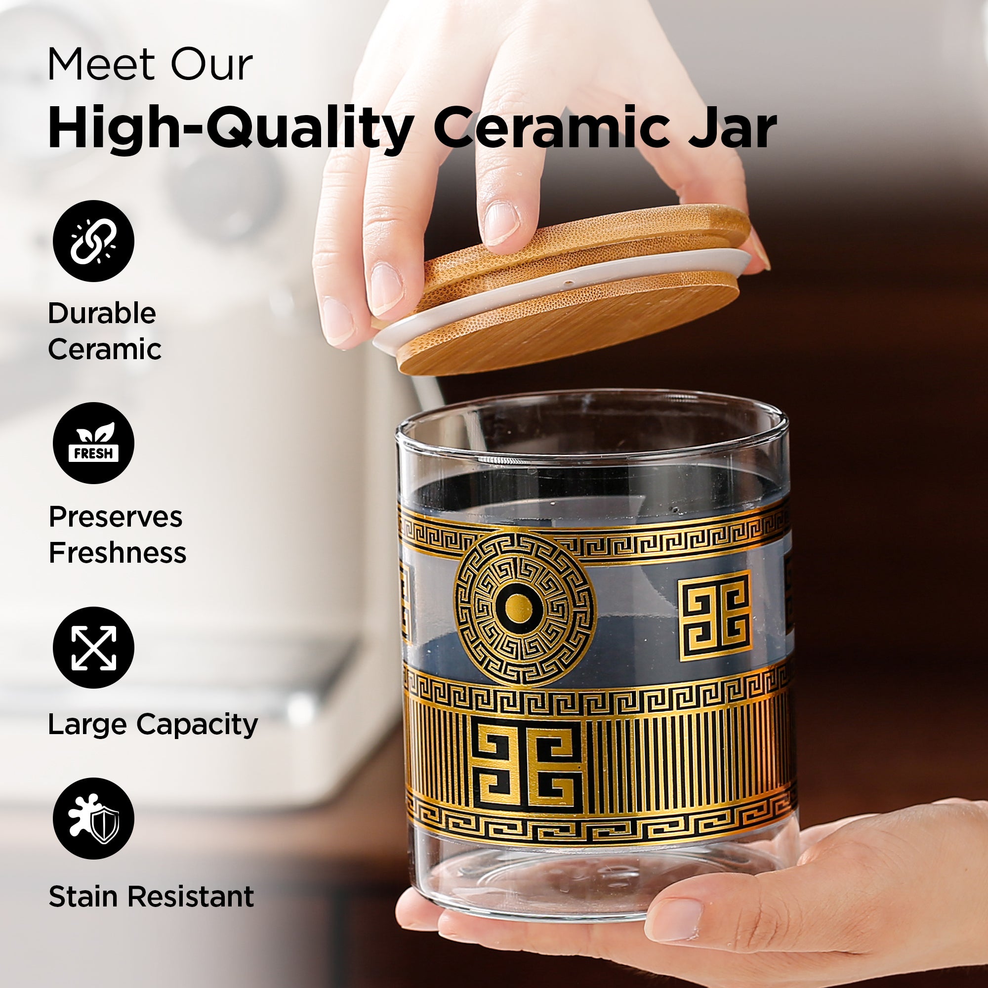 The Better Home borosilicate jars - Modern kitchen storage