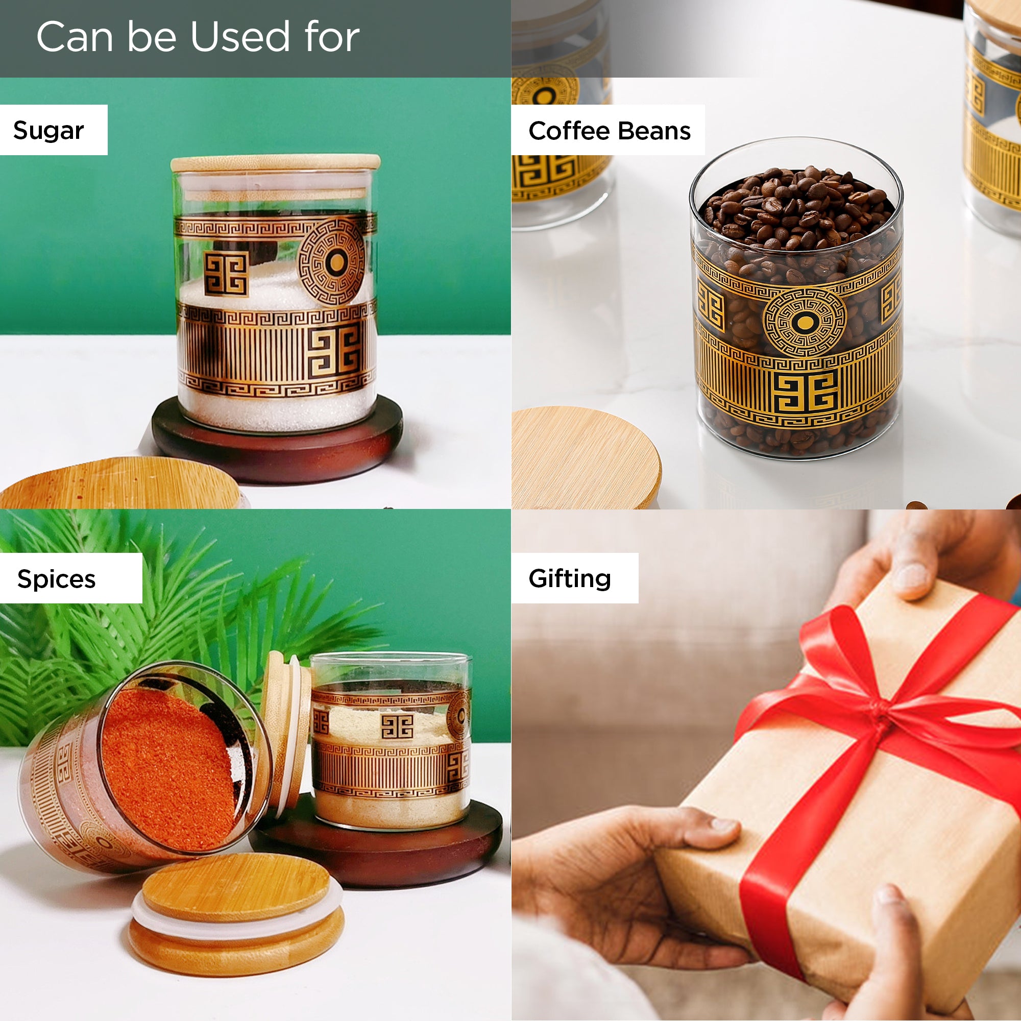 The Better Home multicolor kitchen storage jars - food preservation