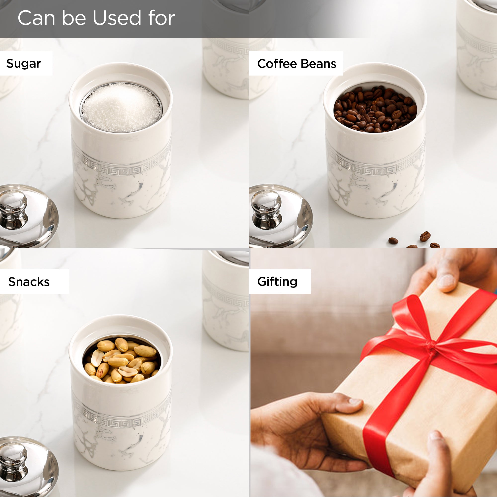 The Better Home Ceramic Jar - Kitchen Accessory for Pickles