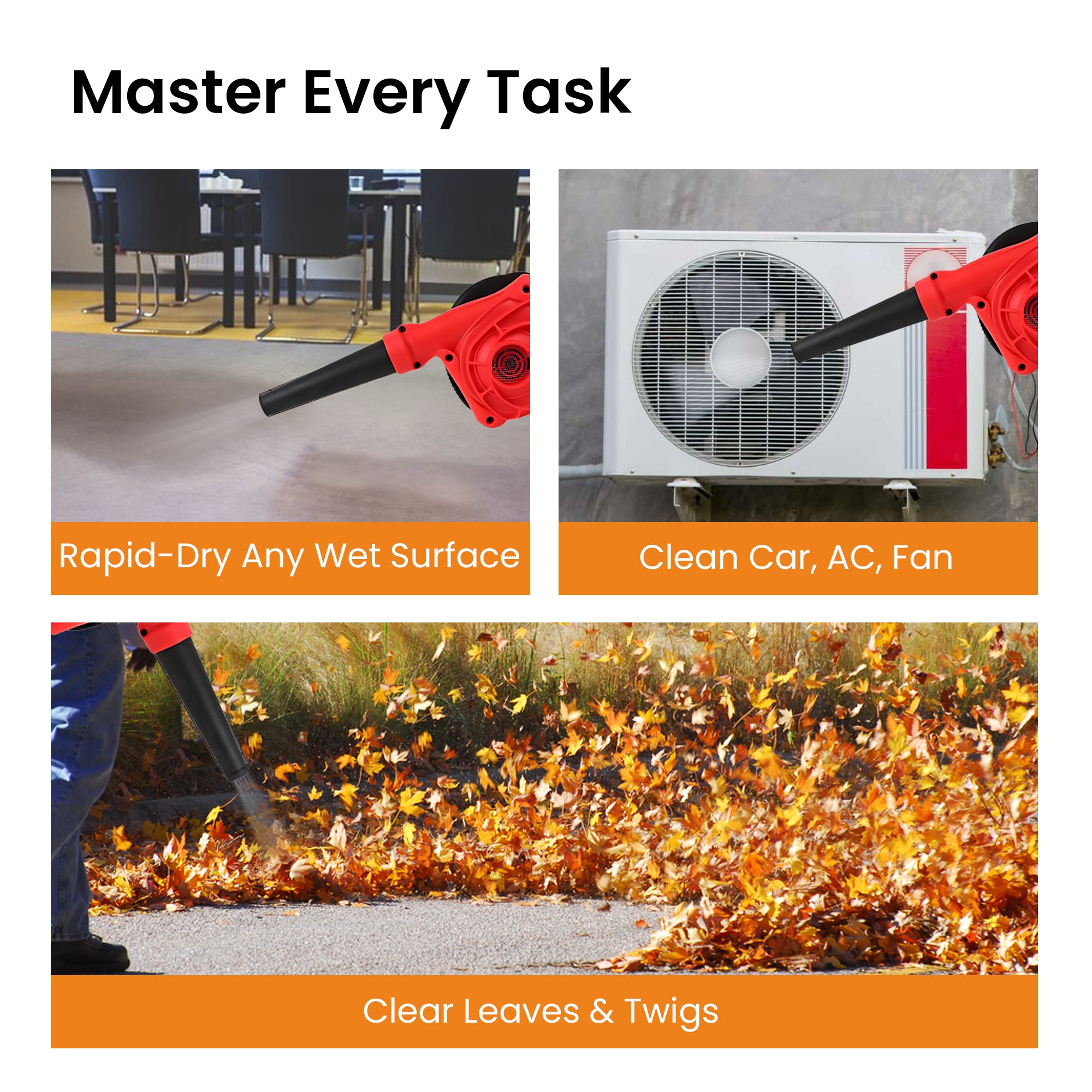 Cheston leaf blower - vacuuming car interiors