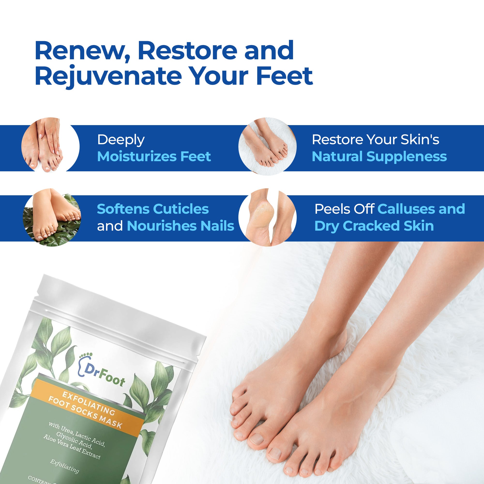 Dr Foot callus scraper - removes dead skin effortlessly