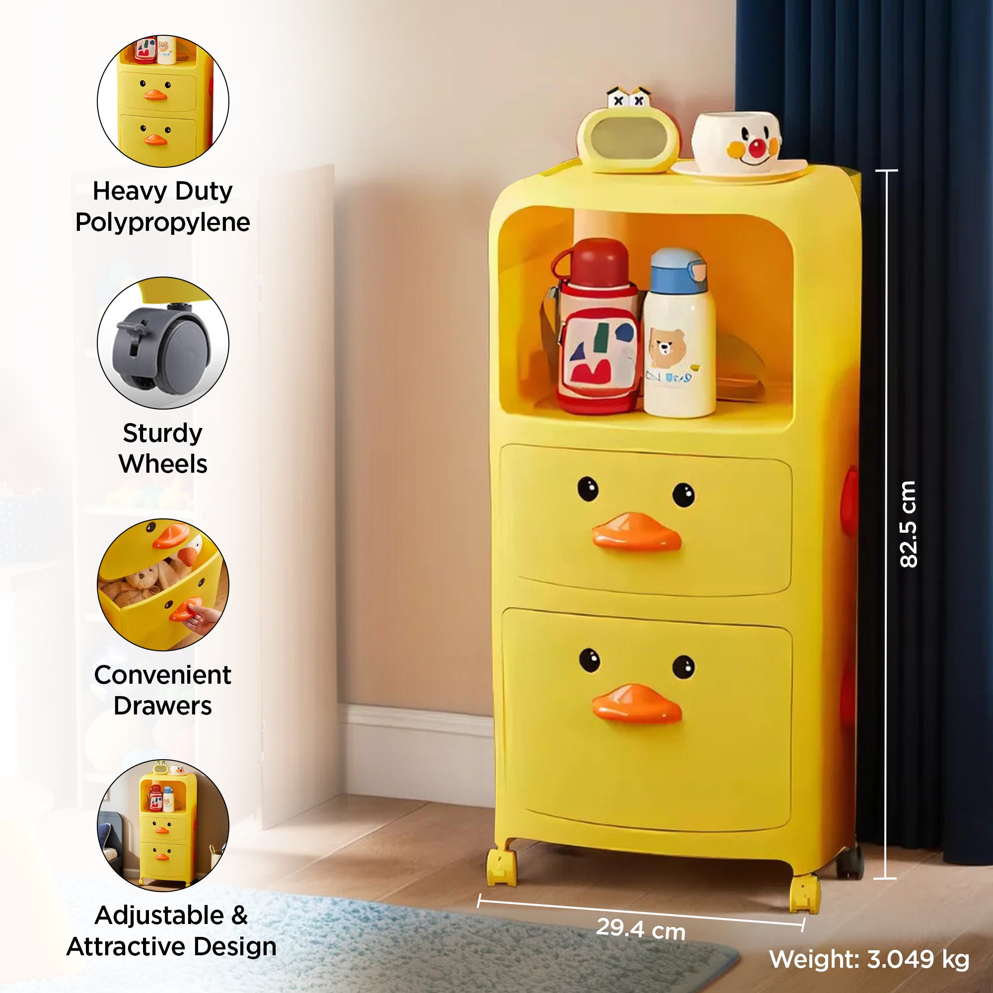 UMAI kids almirah - collapsible wardrobe for kids