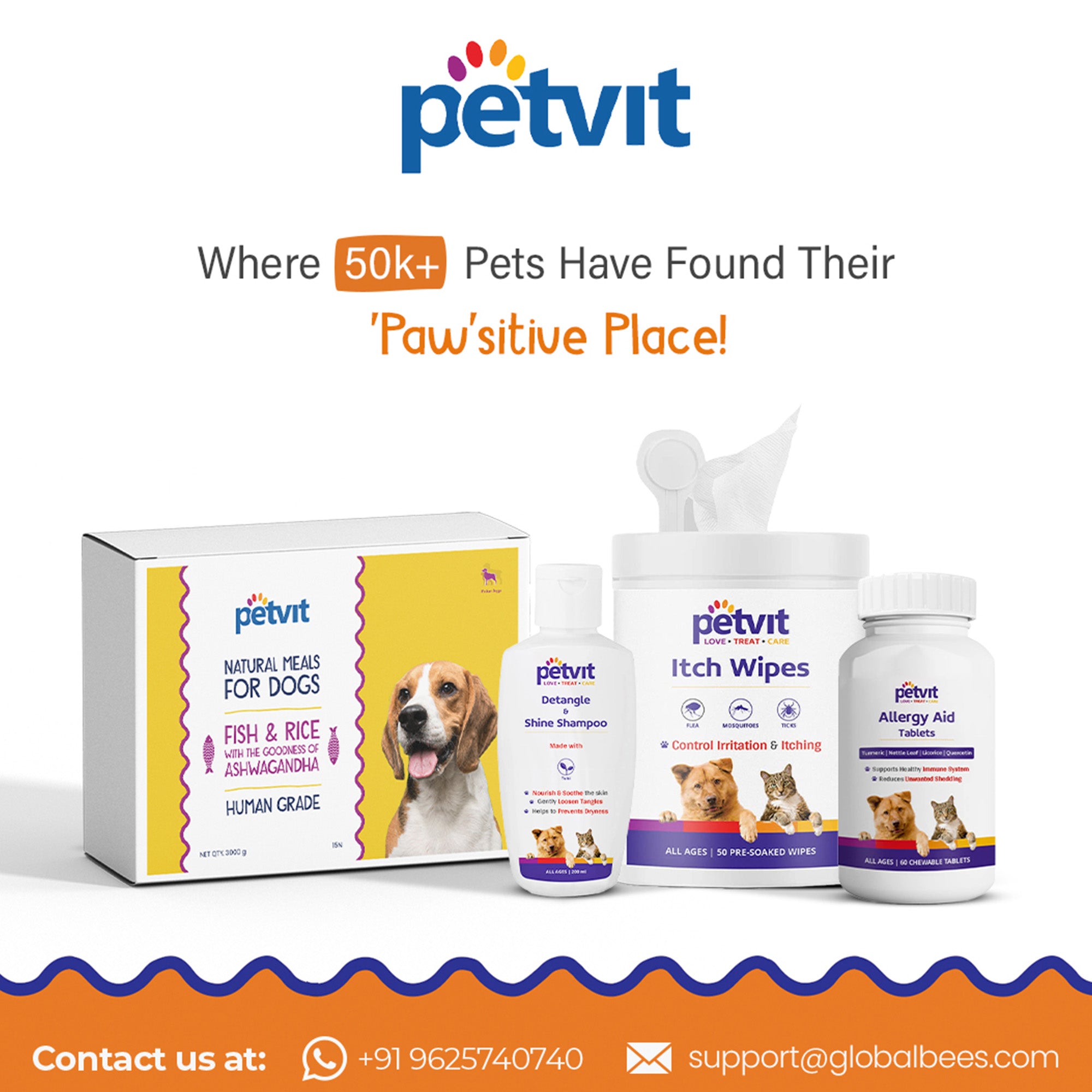 Petvit dog mouth cleaner - effective dental care