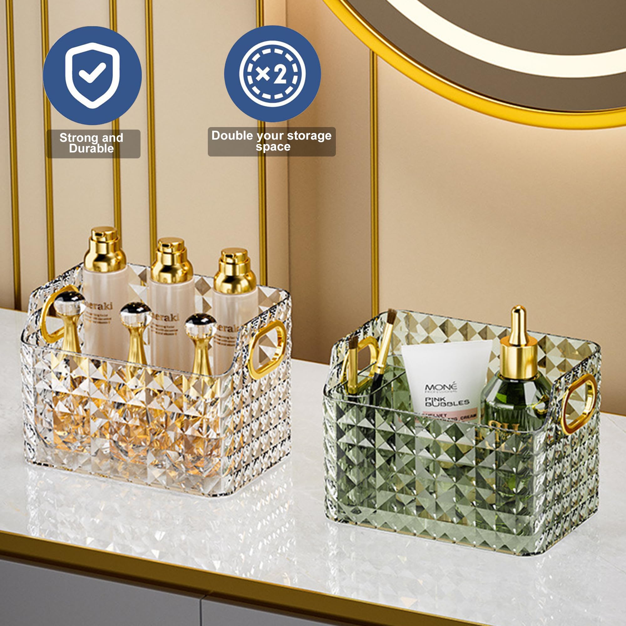 Kuber Industries desk organizer - Stylish makeup storage