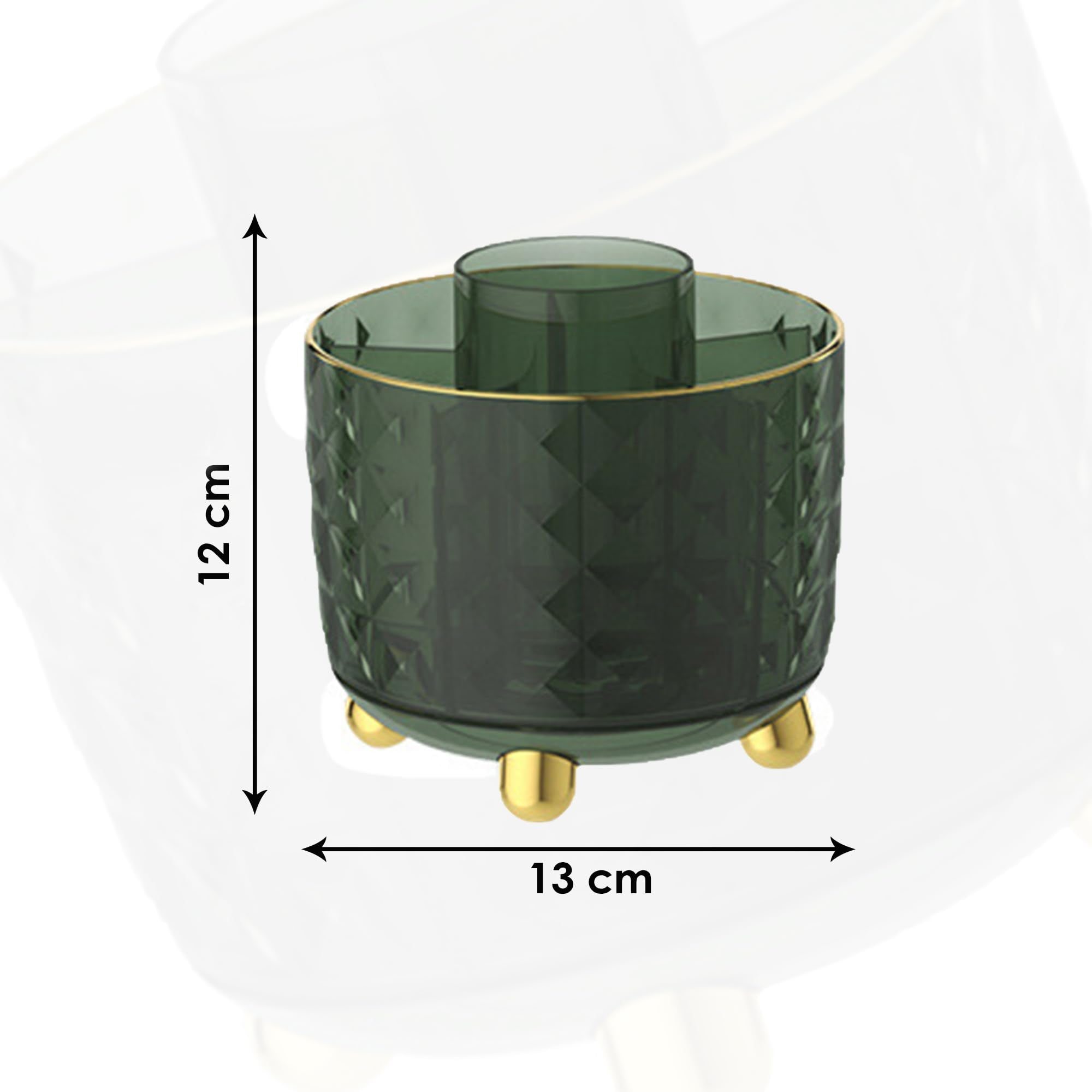 Kuber Crystal Finish Holder - Great for Kitchen Storage