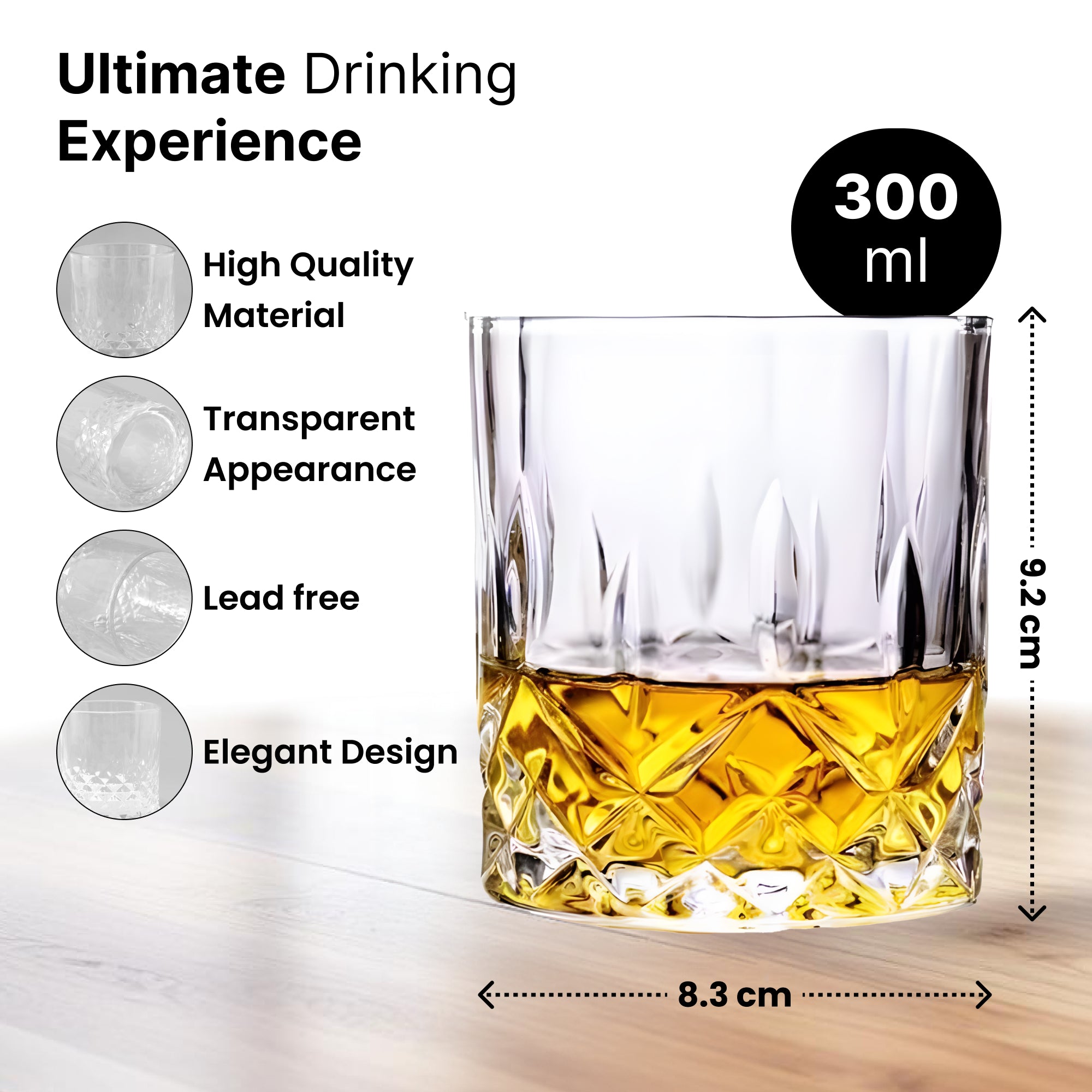 The Better Home whiskey glasses - perfect for cocktails