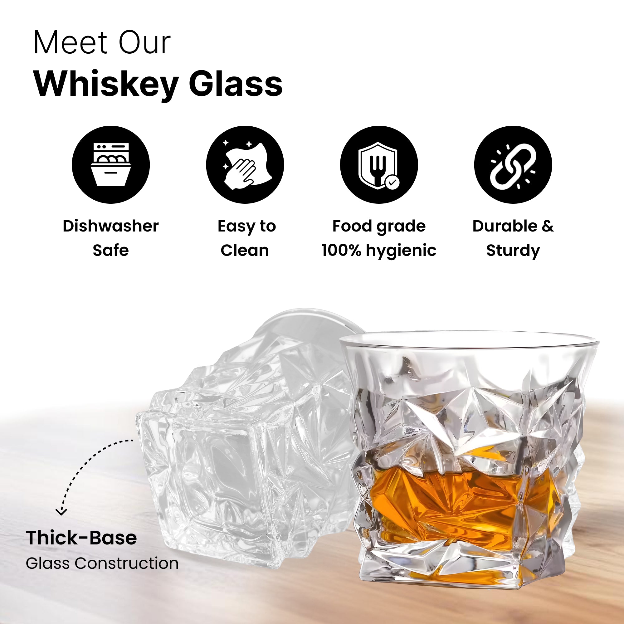 The Better Home whiskey glass - stylish cocktail serving