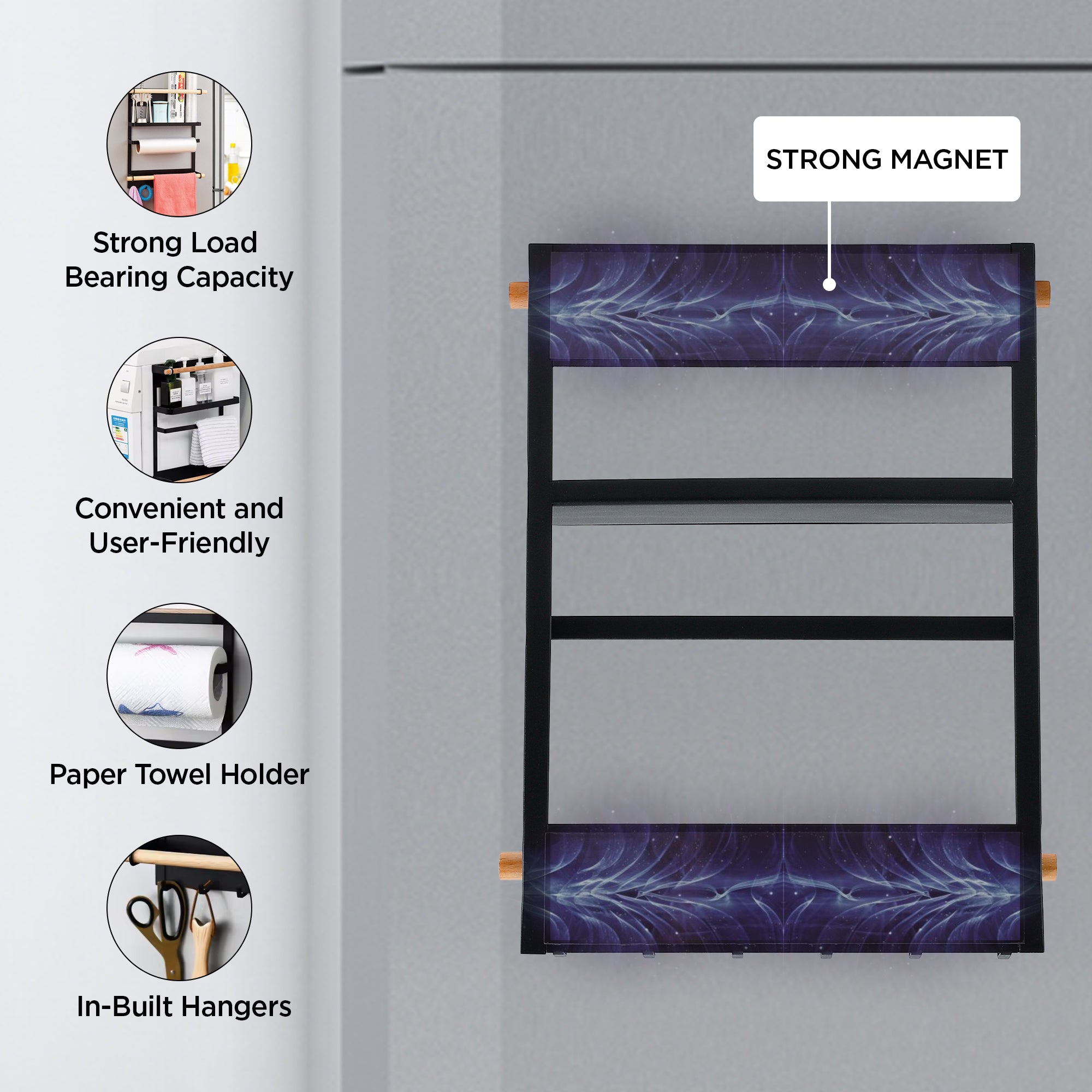 UMAI kitchen organizer rack - modern design for homes