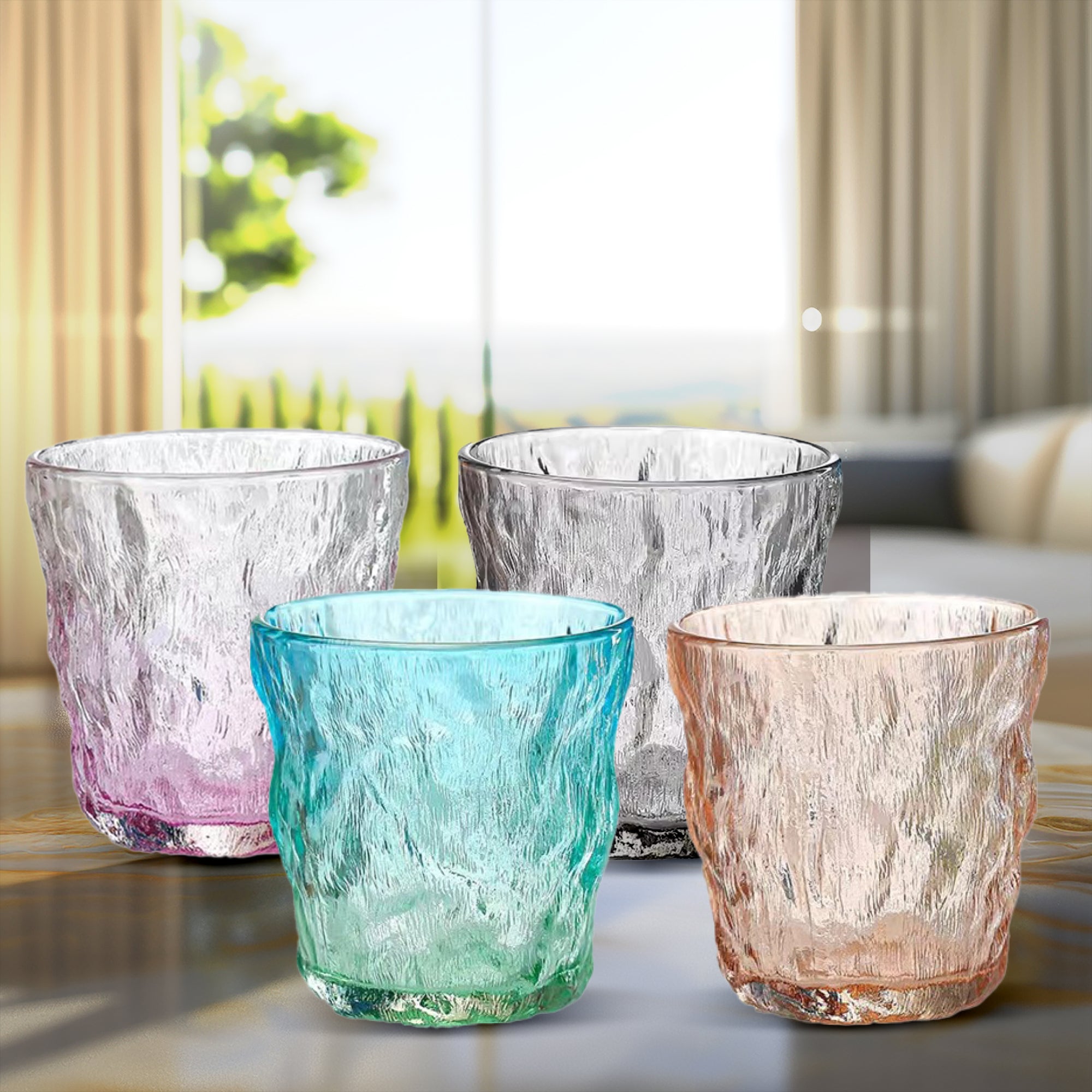 The Better Home UMAI Whiskey Glass Set - Unique drinkware for adults