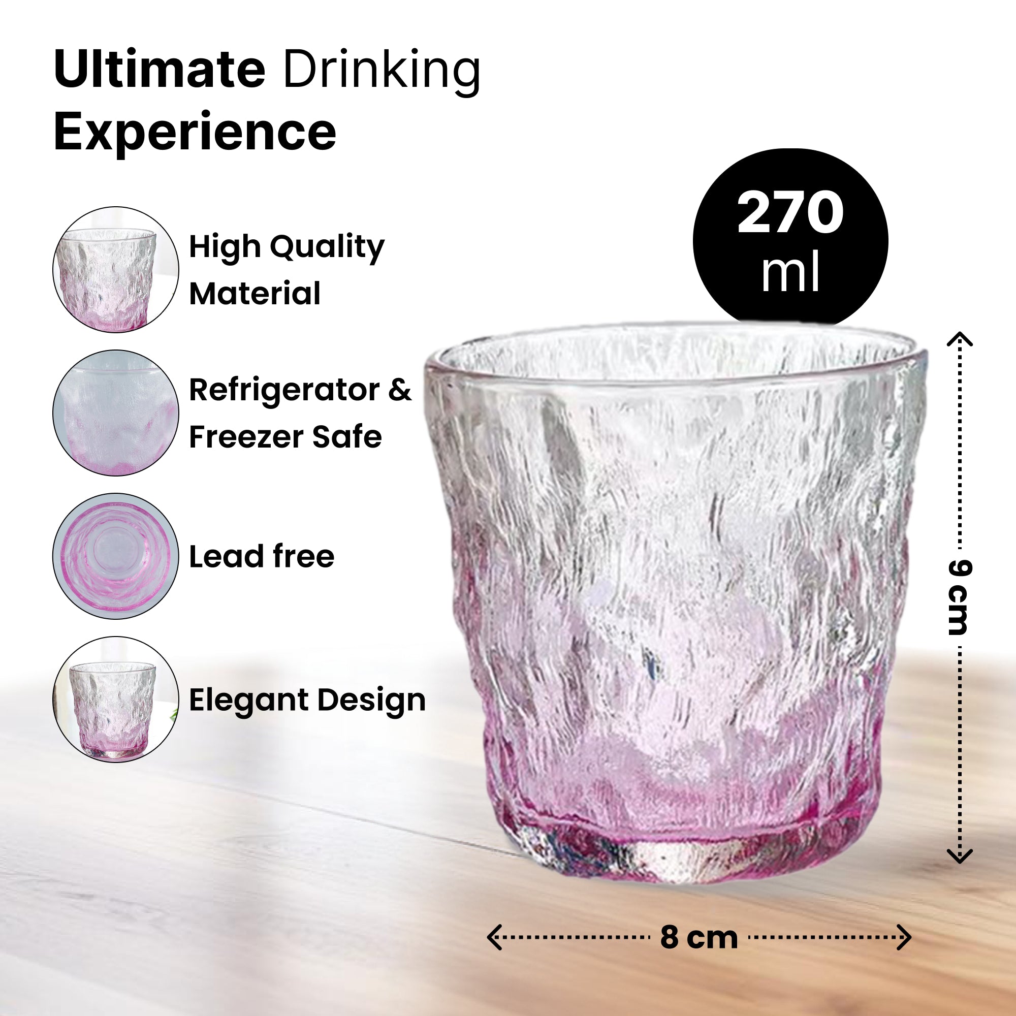 The Better Home UMAI Lead-Free Glasses - Gifting for housewarming