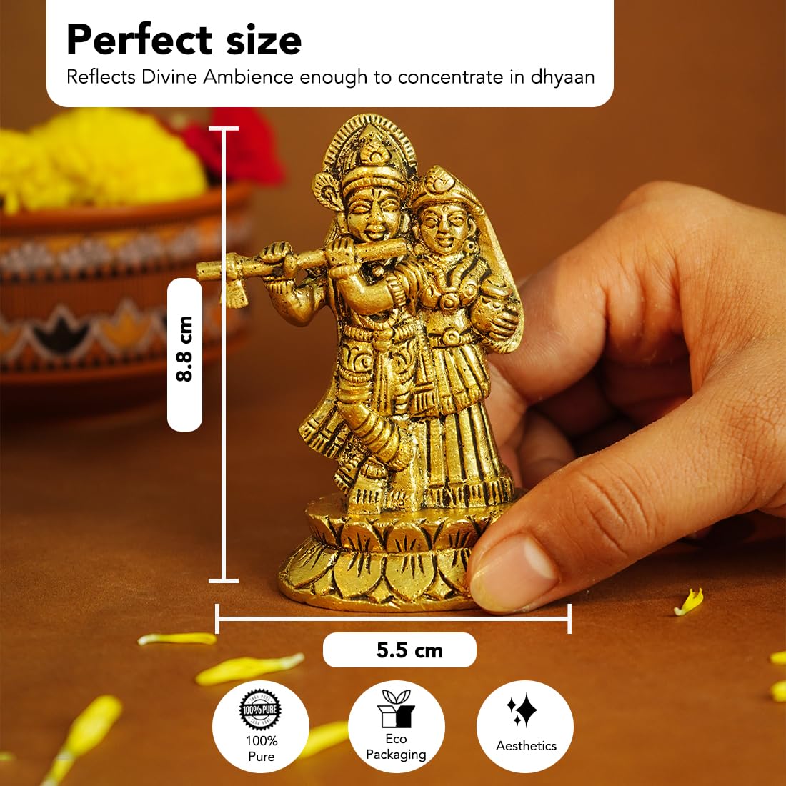 Ekhasa Pure Brass Idol - Housewarming Ceremony Gift