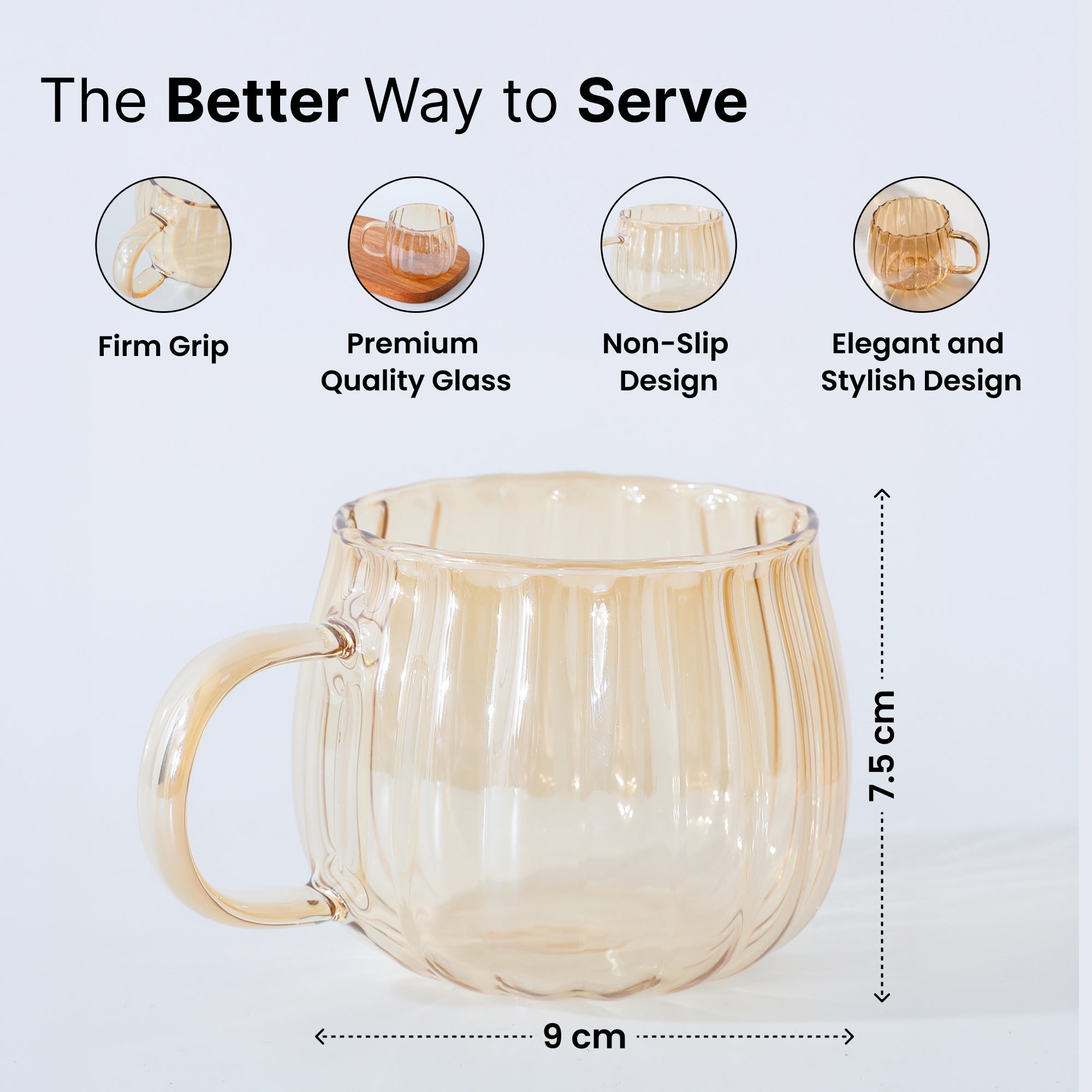 The Better Home UMAI coffee mug - Microwave safe for reheating