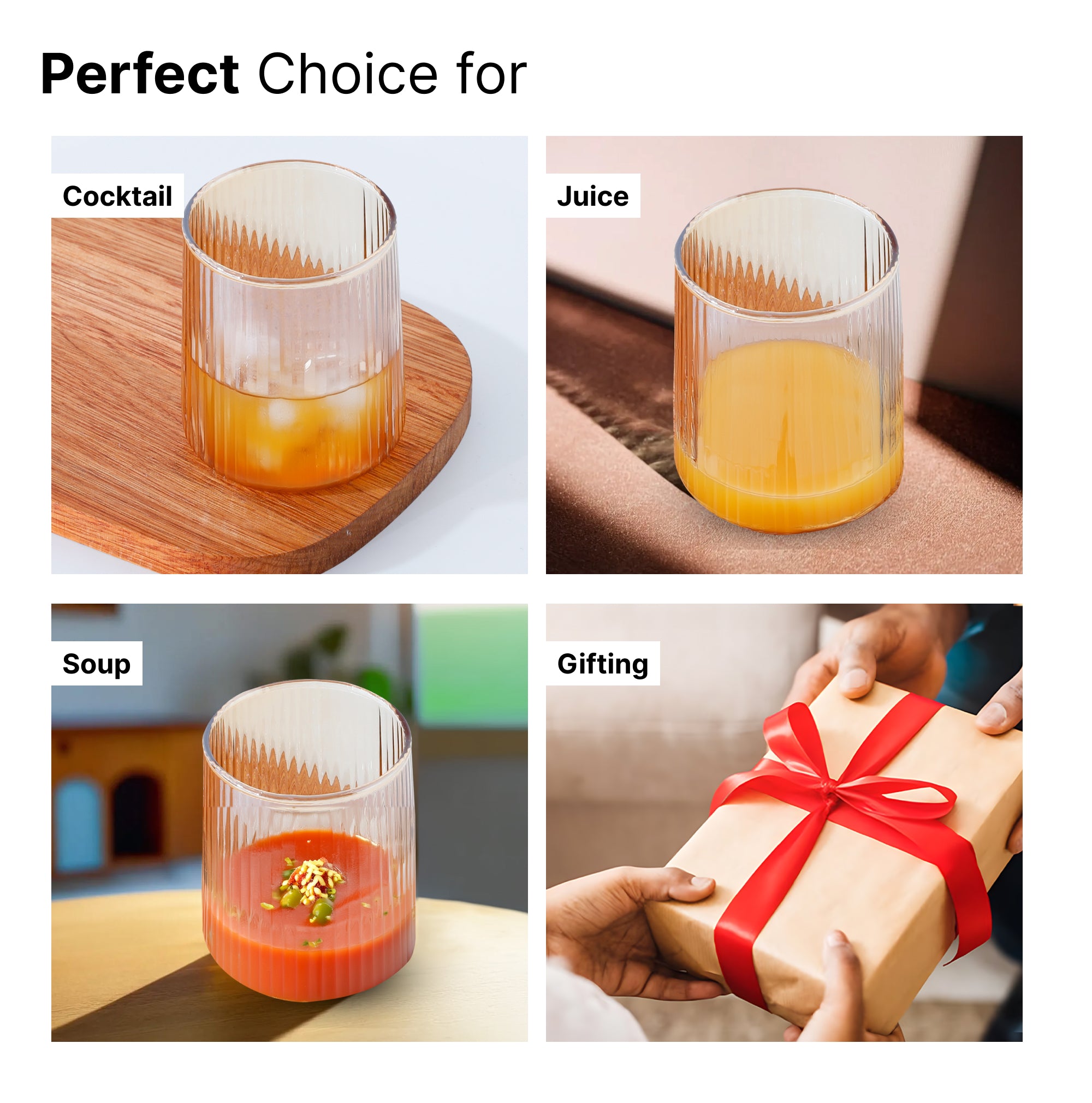 UMAI borosilicate coffee cup - refreshing juice enjoyment