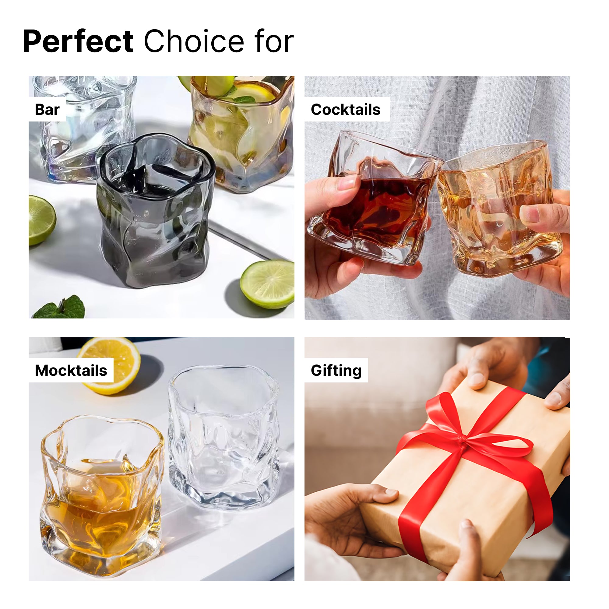 The Better Home whiskey glasses - stylish for cocktails