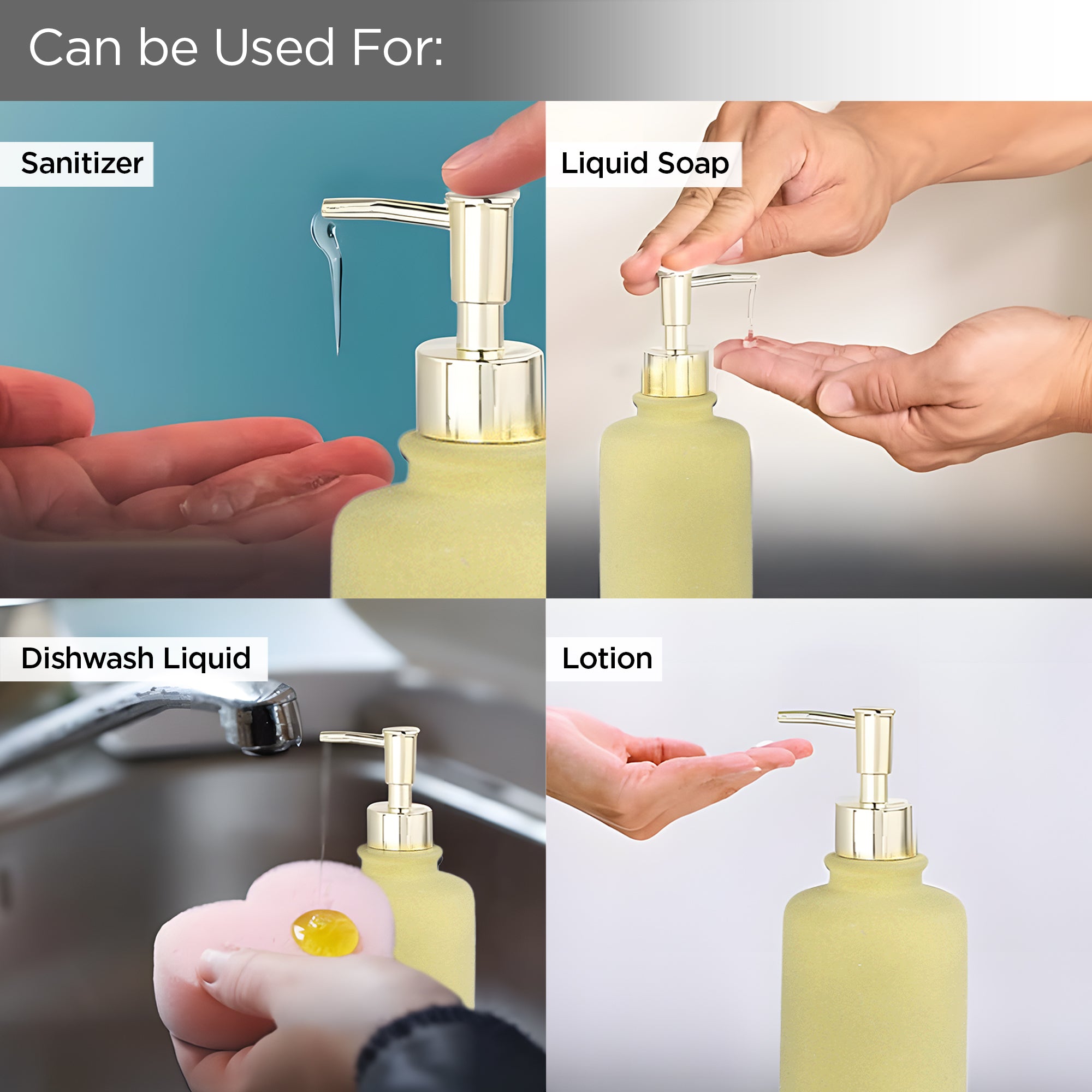 UMAI decorative soap dispensers - modern bathroom decor