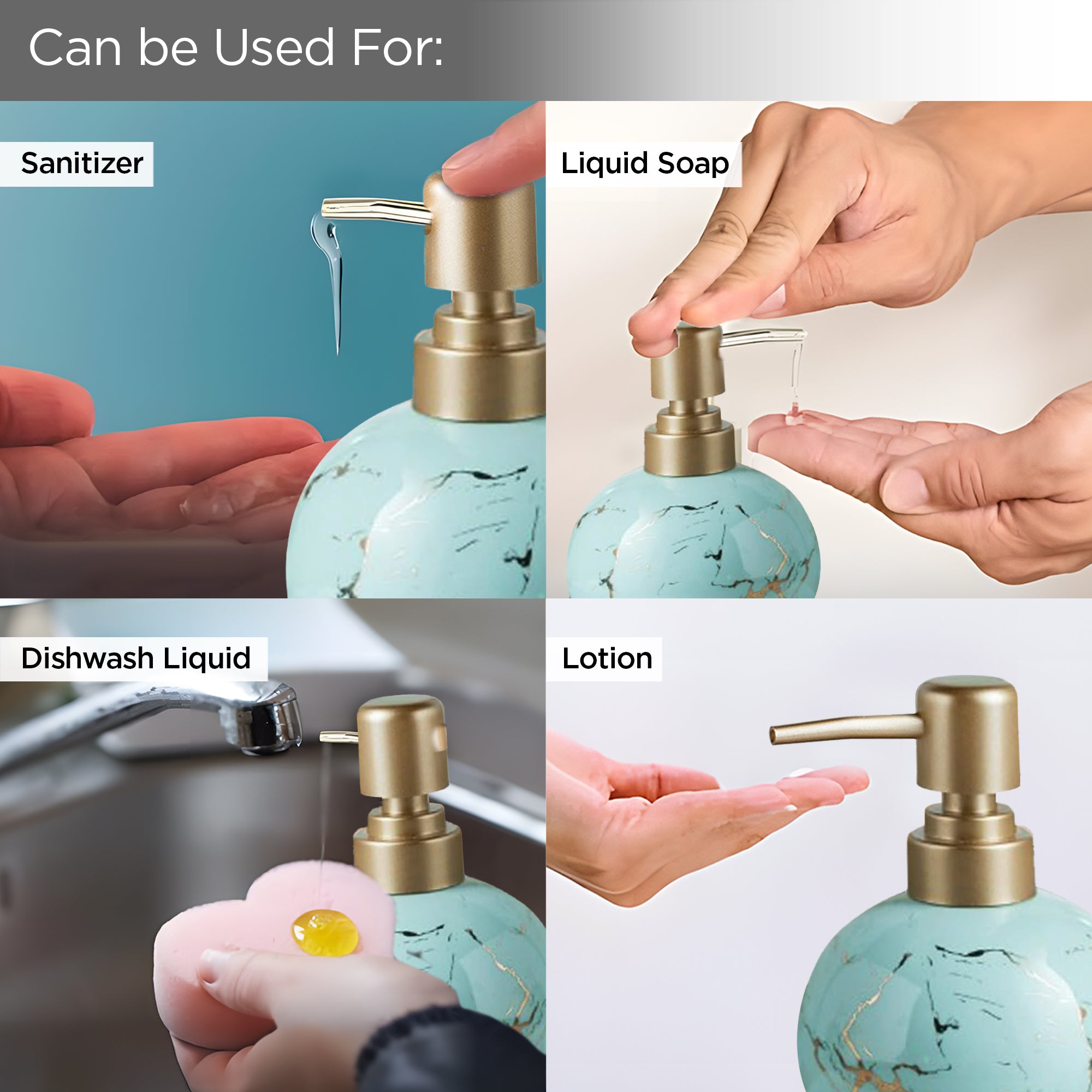 UMAI ceramic soap dispenser set - perfect for family homes