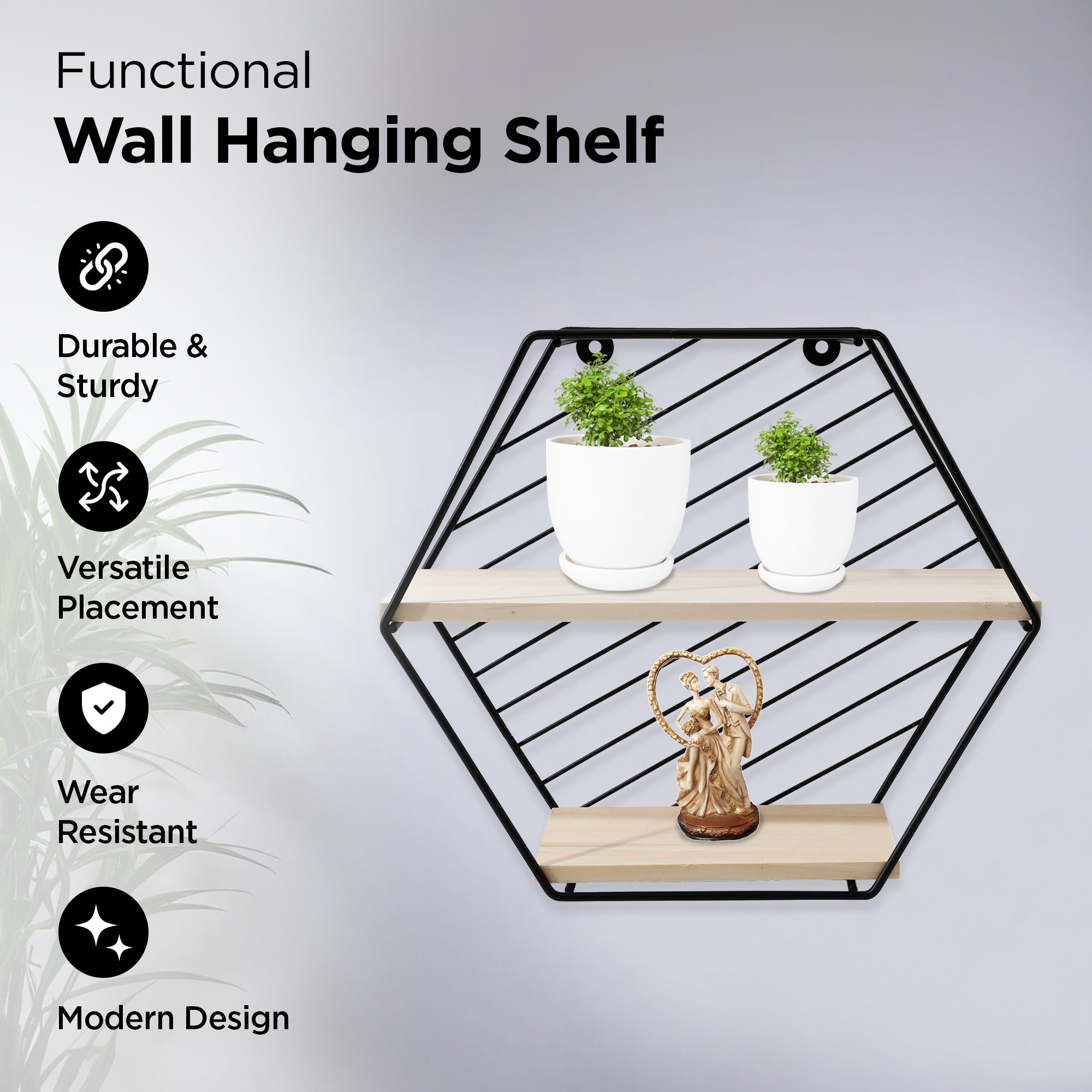 UMAI wall shelf - Two-compartment display solution for kids' rooms