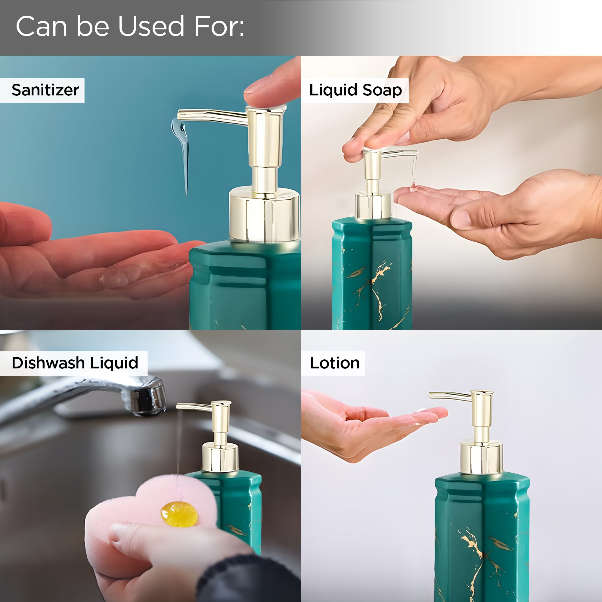 UMAI ceramic soap dispenser - office restroom