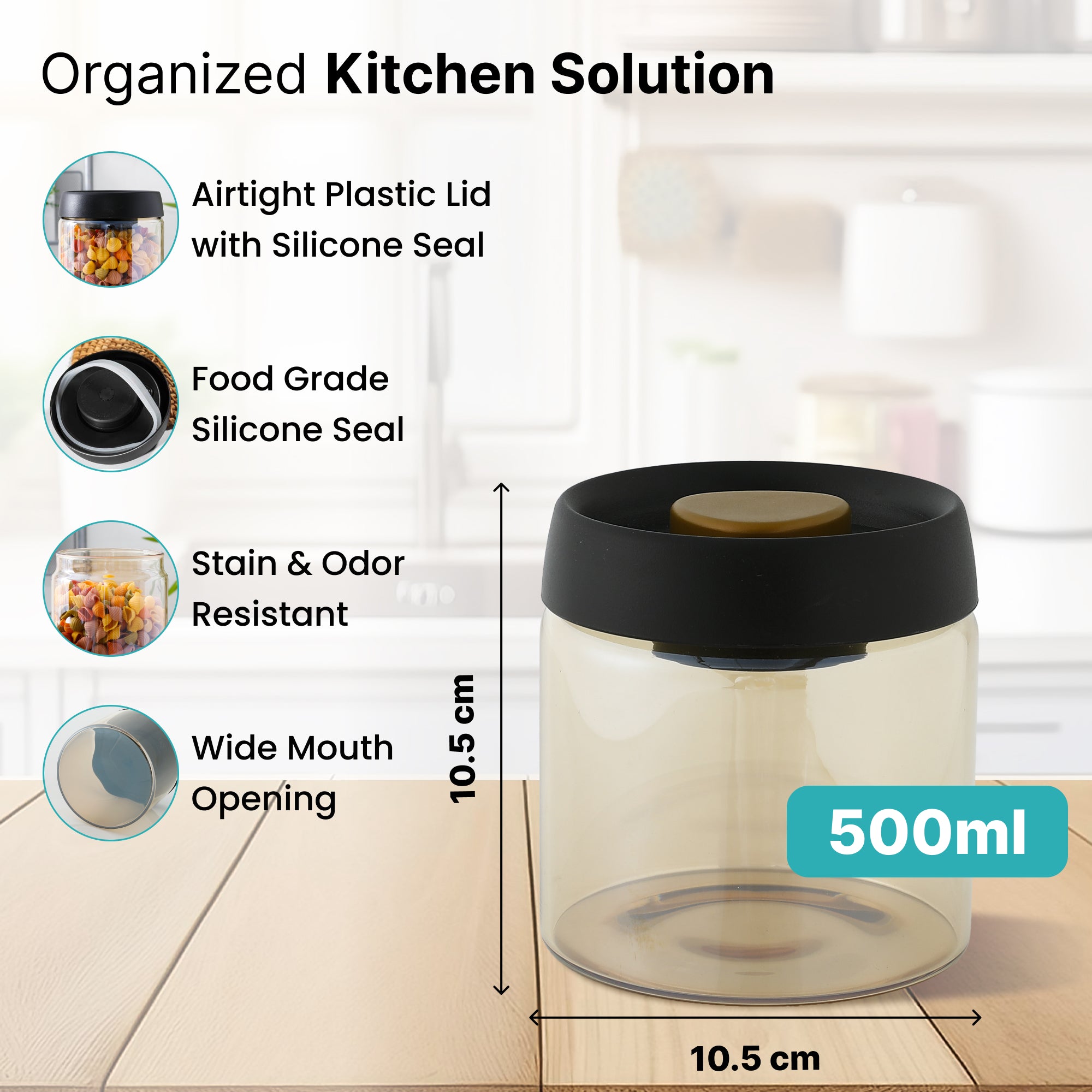 The Better Home borosilicate container - Stylish living room decor