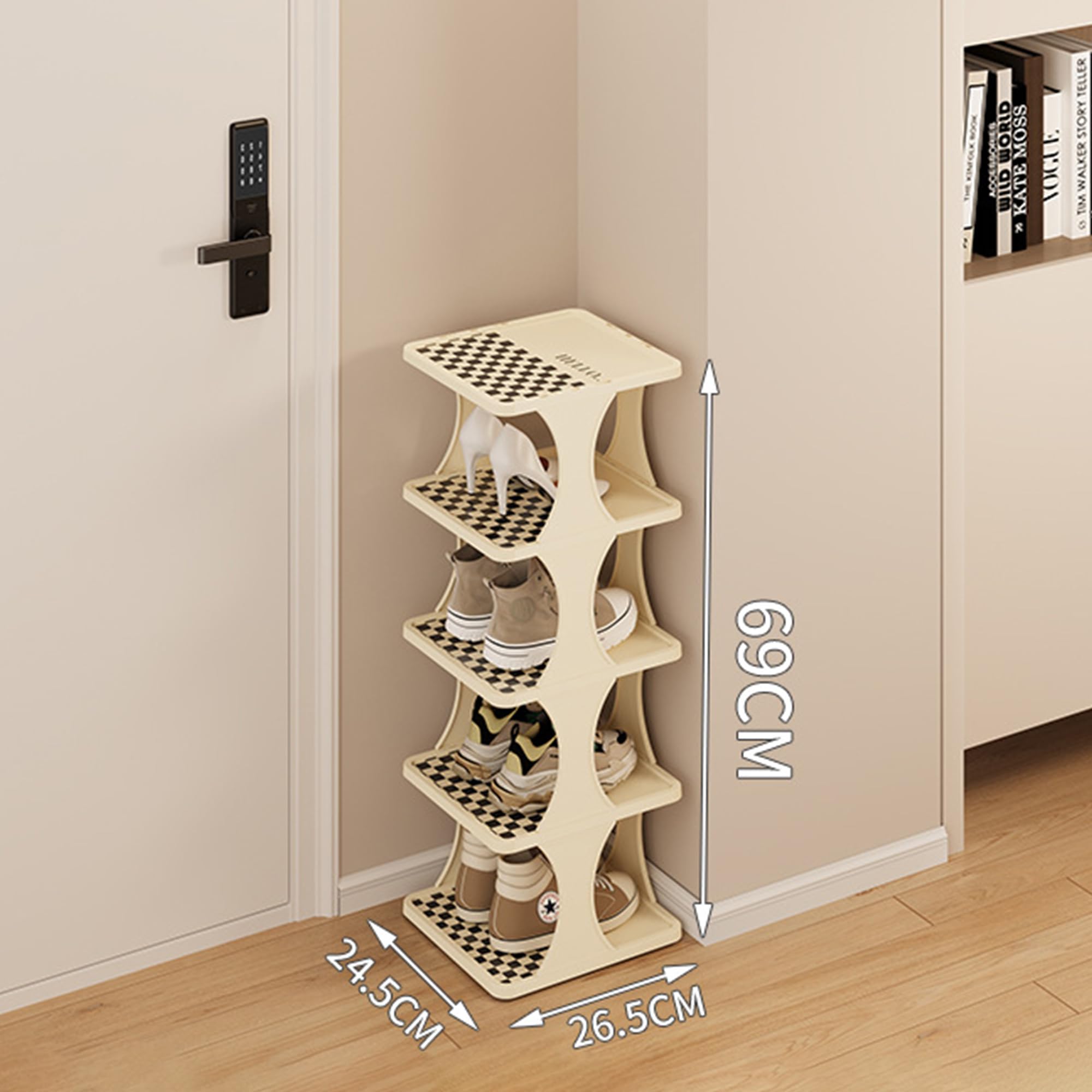 Kuber Industries Easy Installation Shoe Rack - Office Use