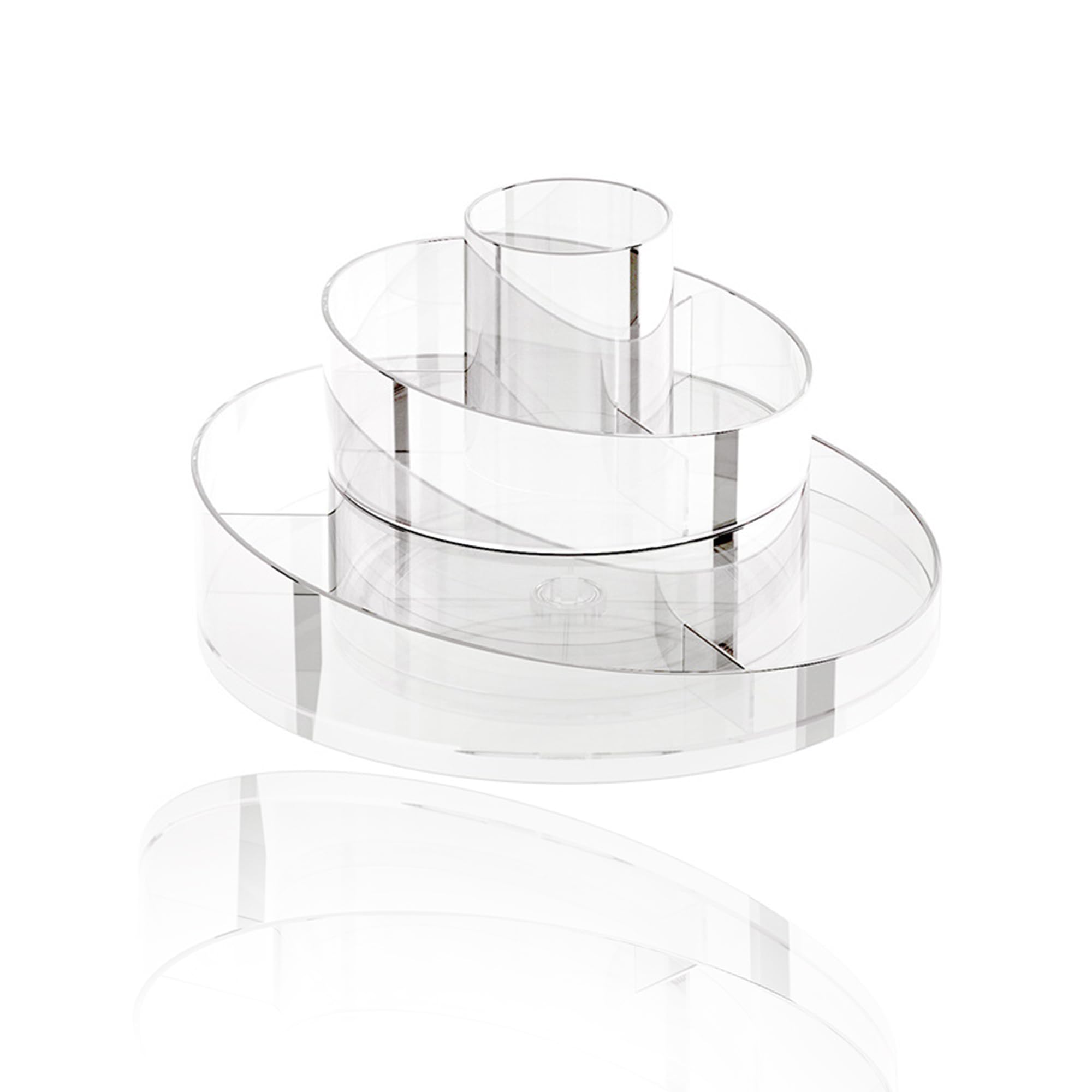 Kuber Industries Rotating Makeup Organiser - Perfect for vanity