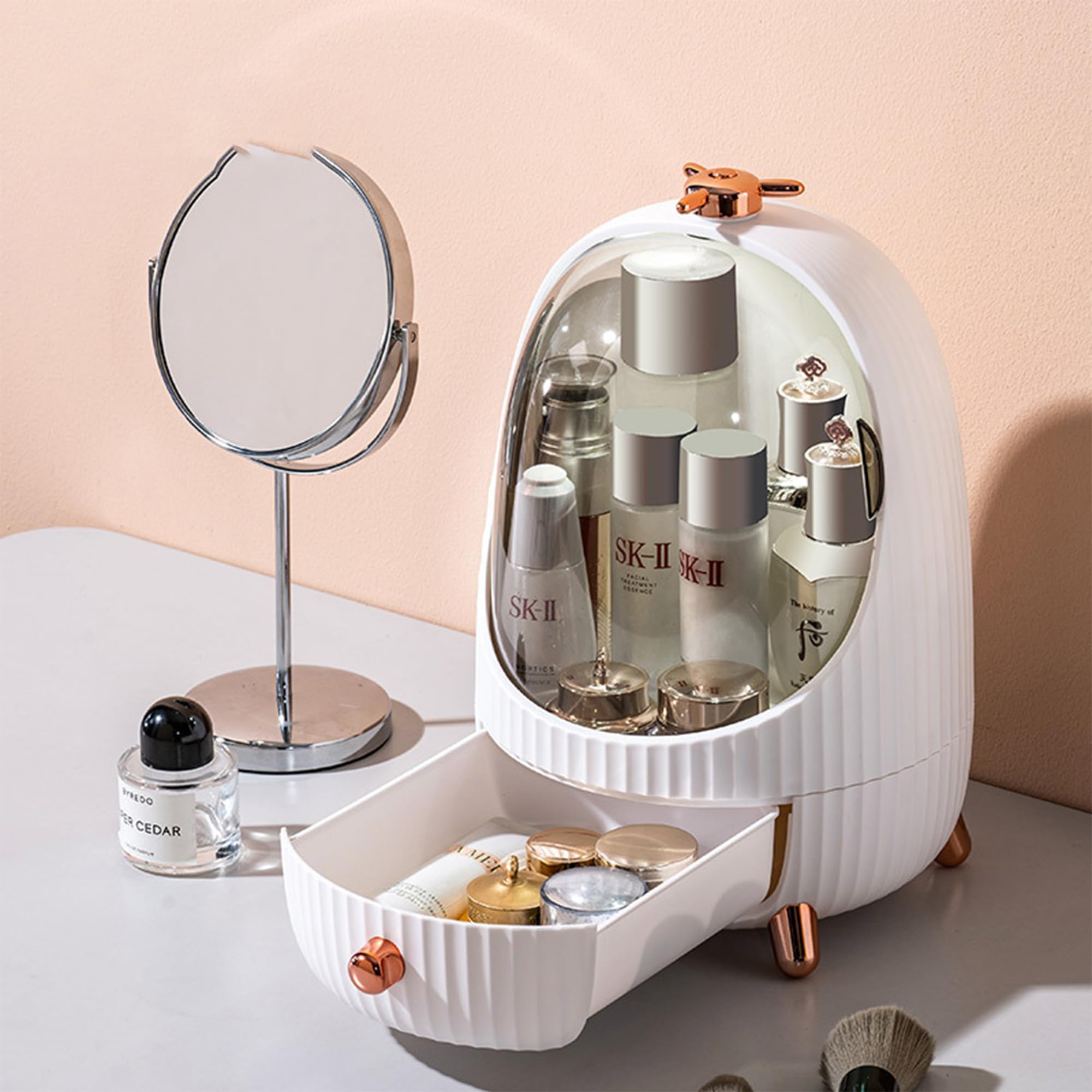 Kuber Industries makeup storage - stylish organizer for dressing table