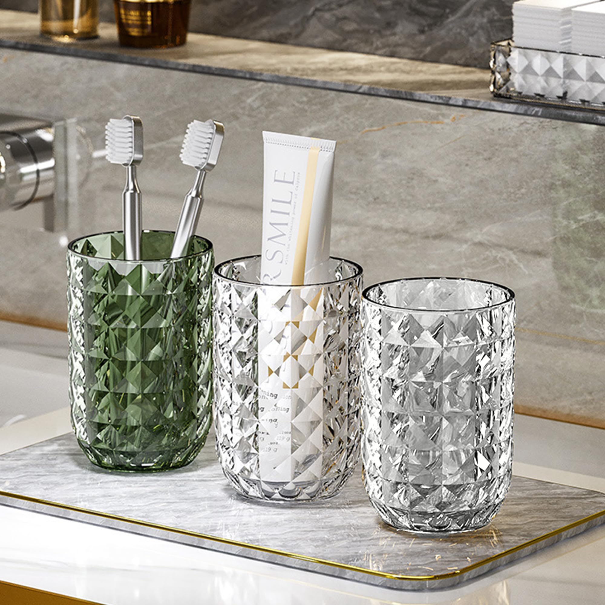Kuber Toothbrush Holder - durable cup organizer