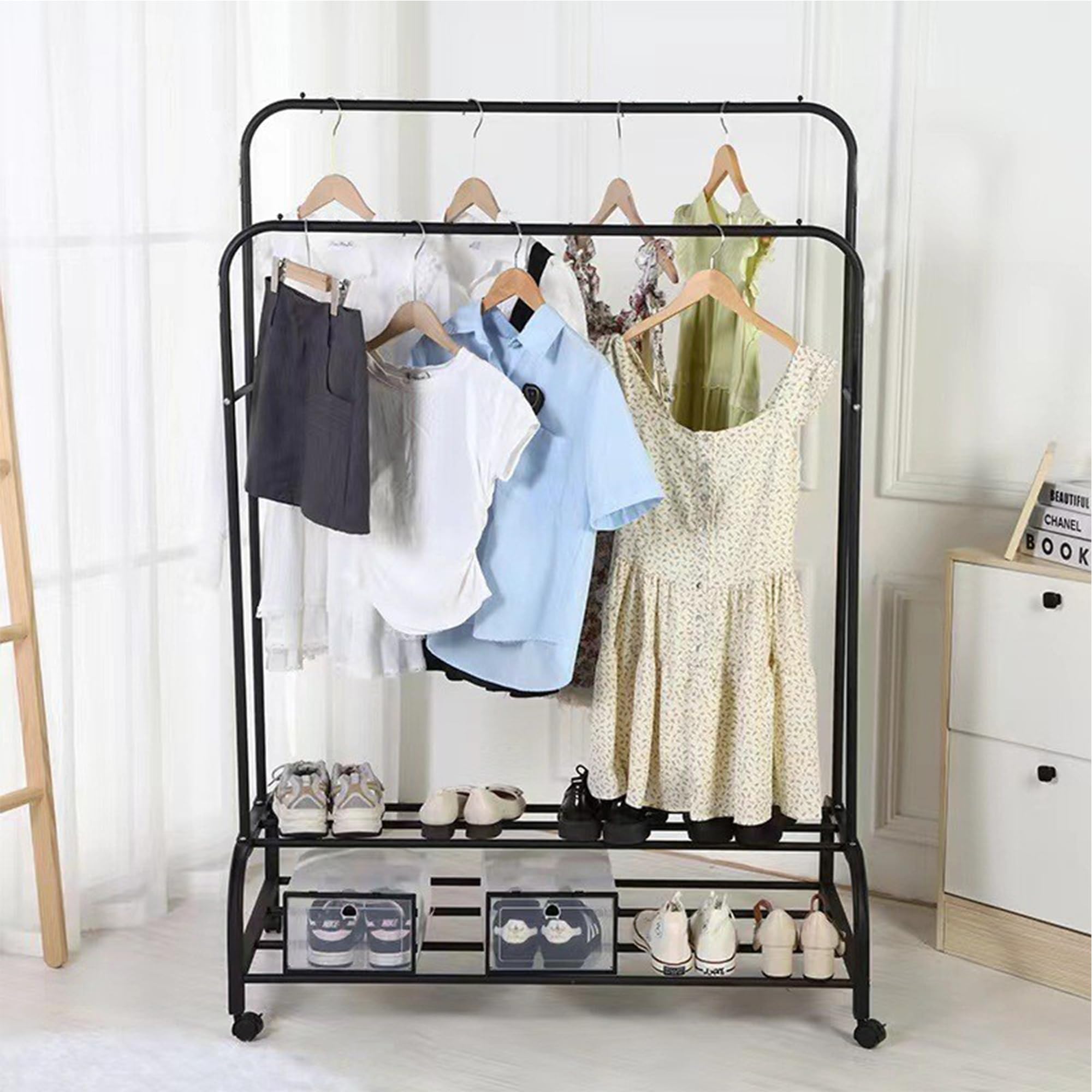 Kuber Industries multi-purpose clothing rack - great for retail displays