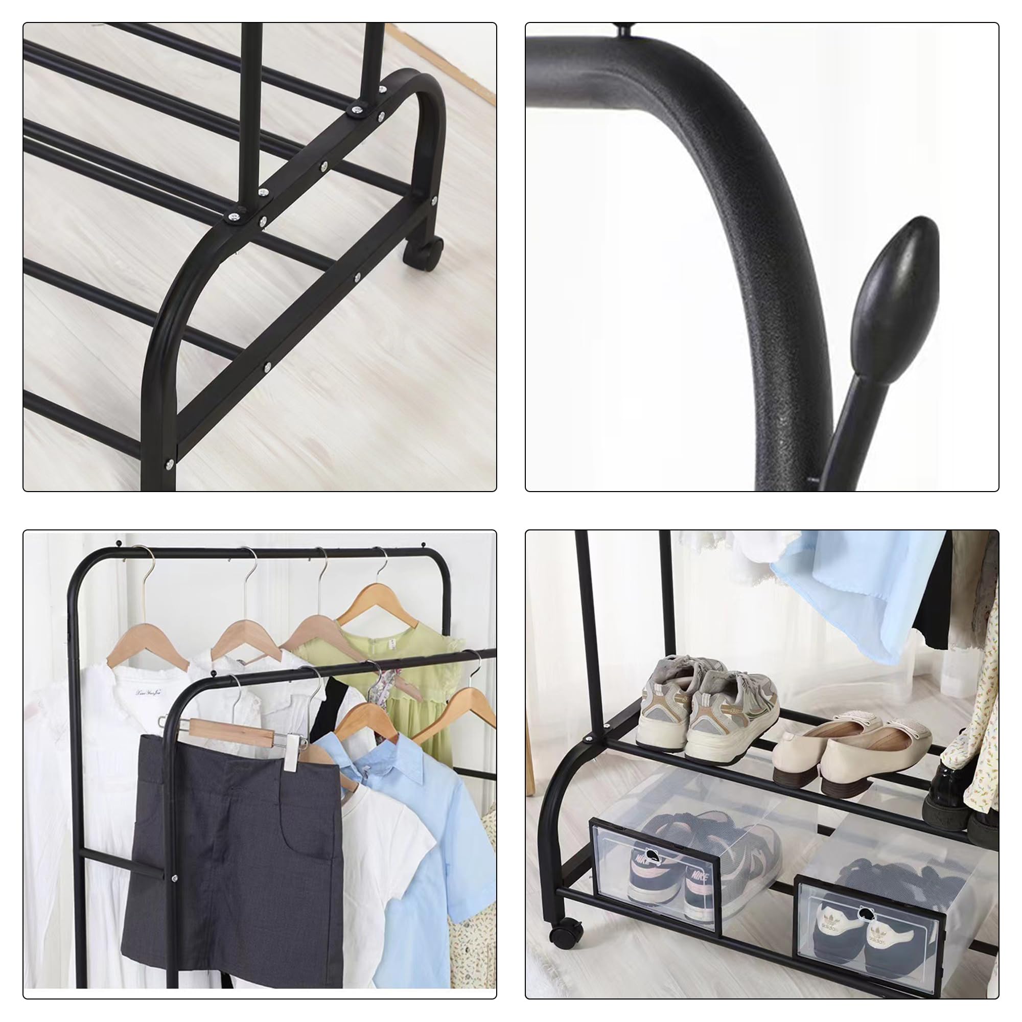Kuber Industries double rod rack - ideal for laundry rooms