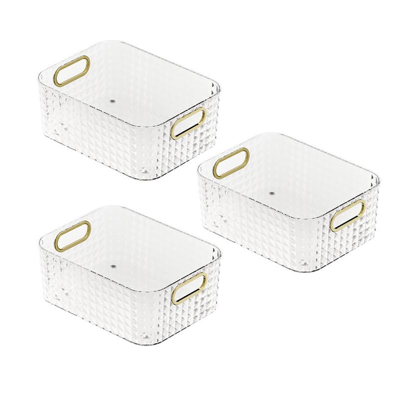 Kuber Industries transparent storage bin - easy viewing of contents