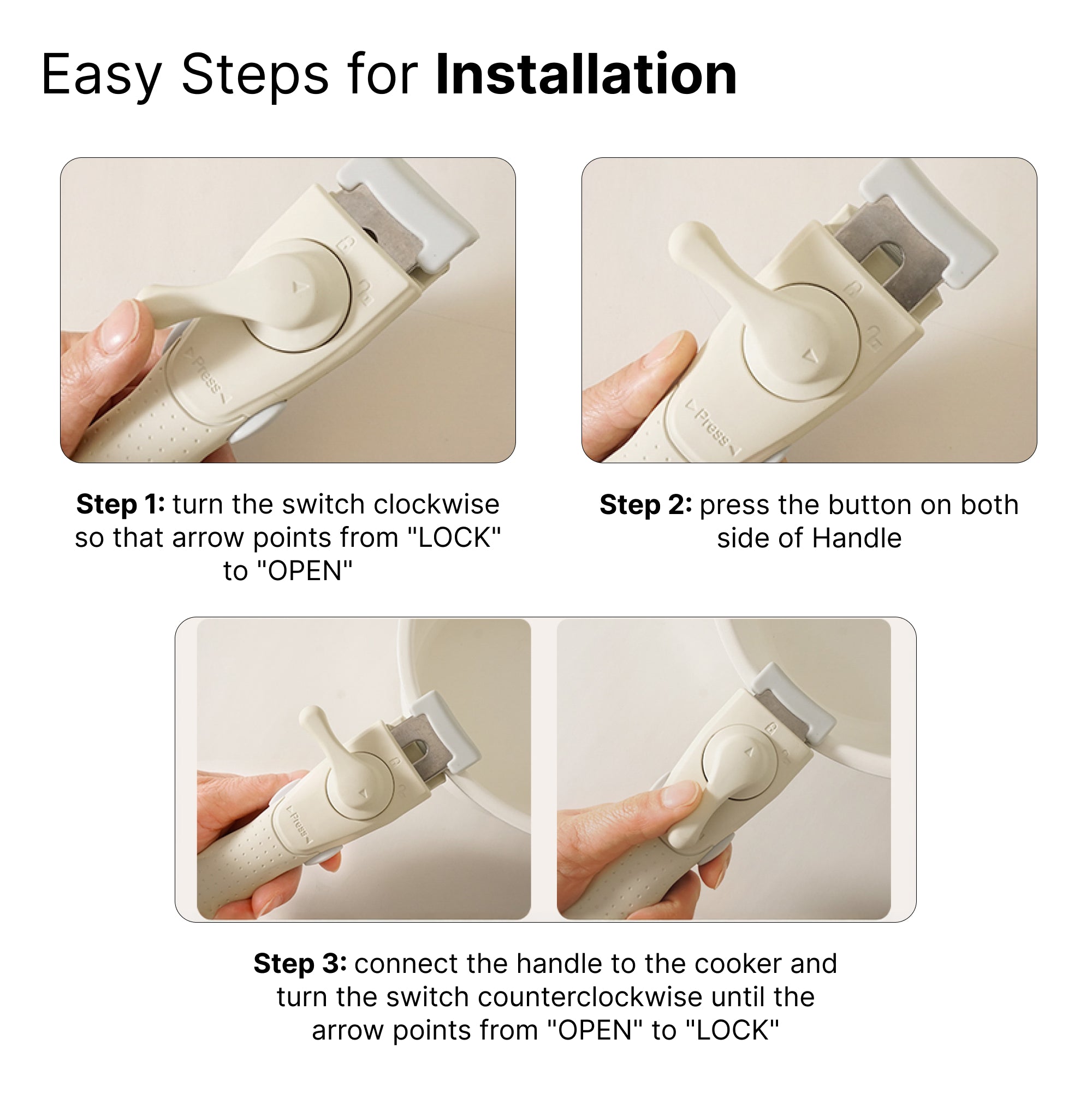 The Better Home detachable cookware handle - functional kitchen tool