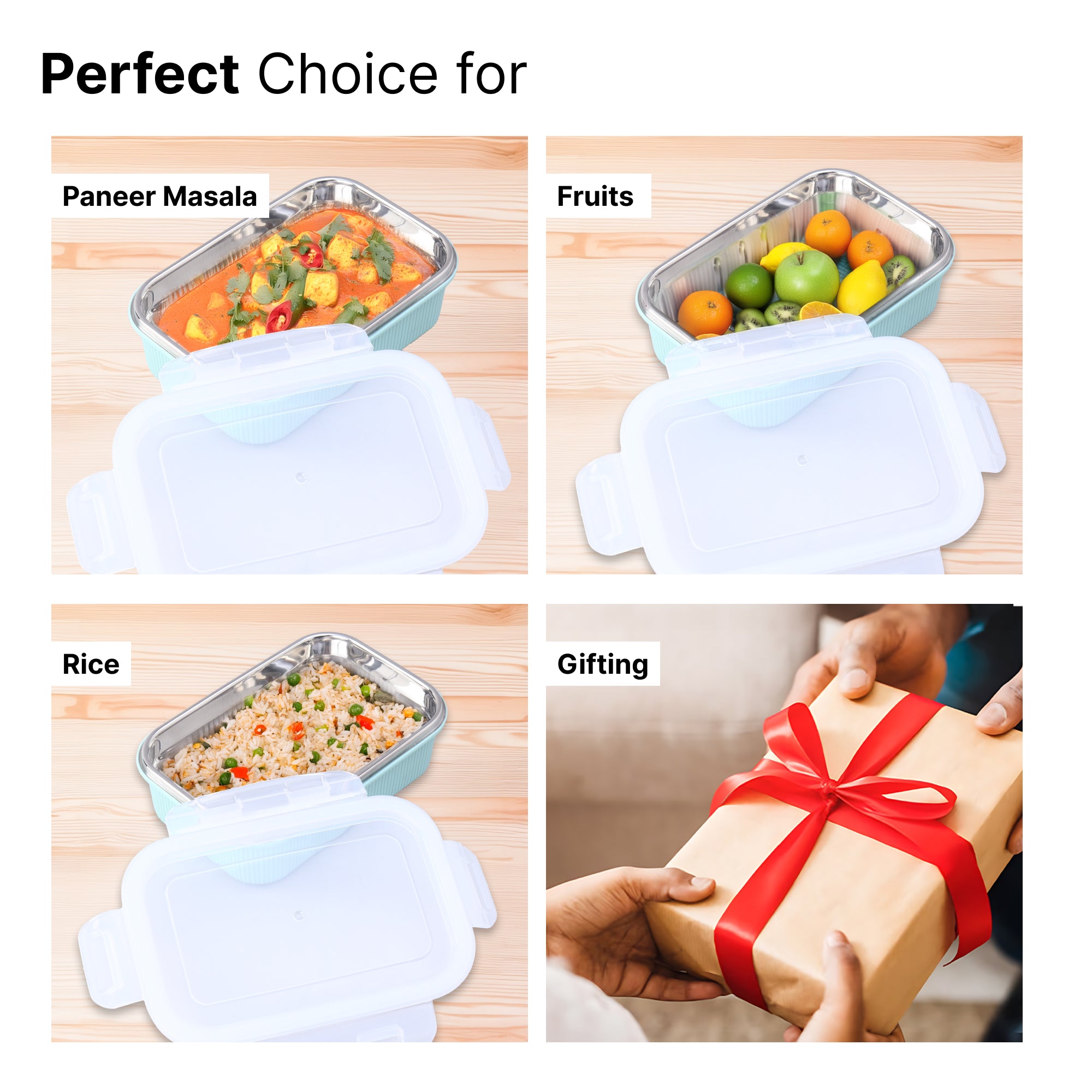 UMAI Airtight Leak Proof Lunch Box - Perfect for Kids' Lunches