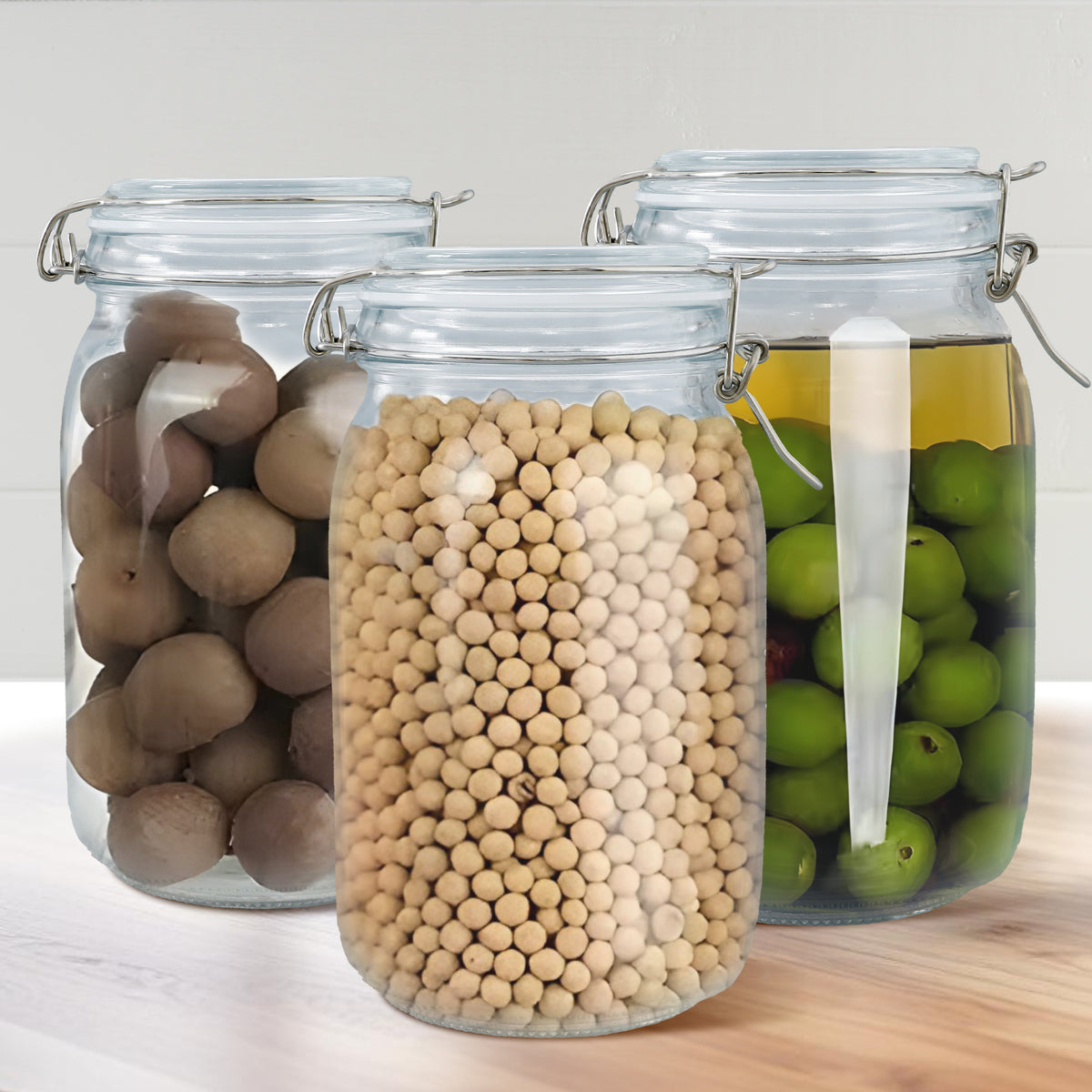 The Better Home Glass Kitchen Storage Jar - Clear visibility storage