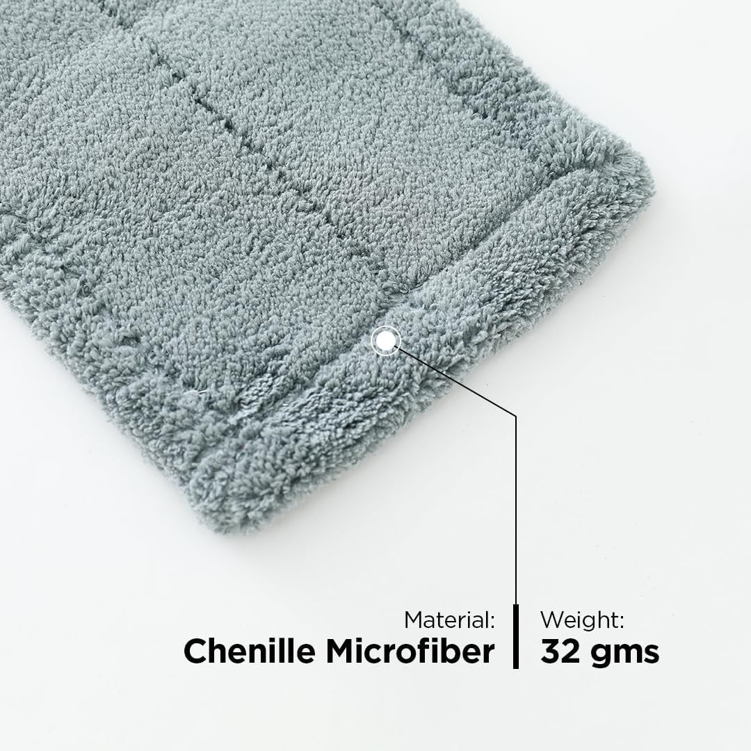 Kuber Microfiber Mop Refill Pad - Effective for laminate floors