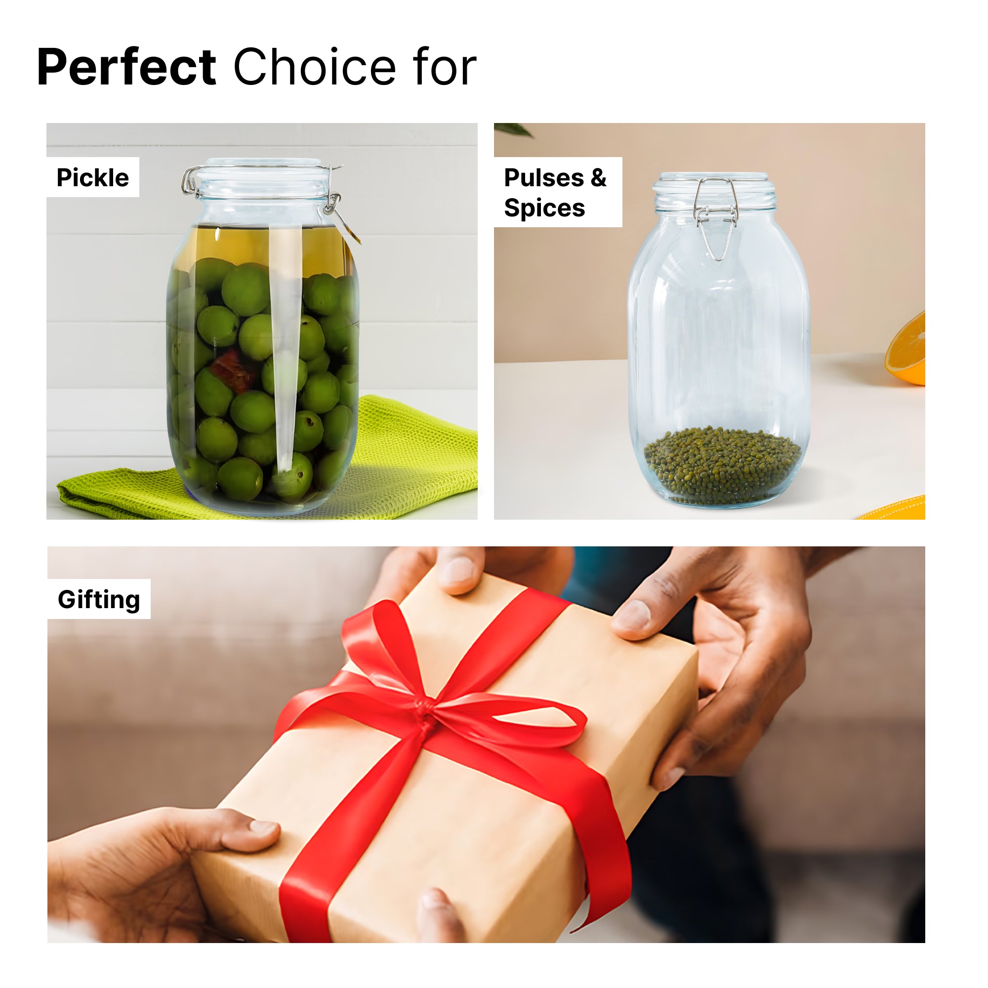 The Better Home Kitchen Jar Set - Perfect for pantry items