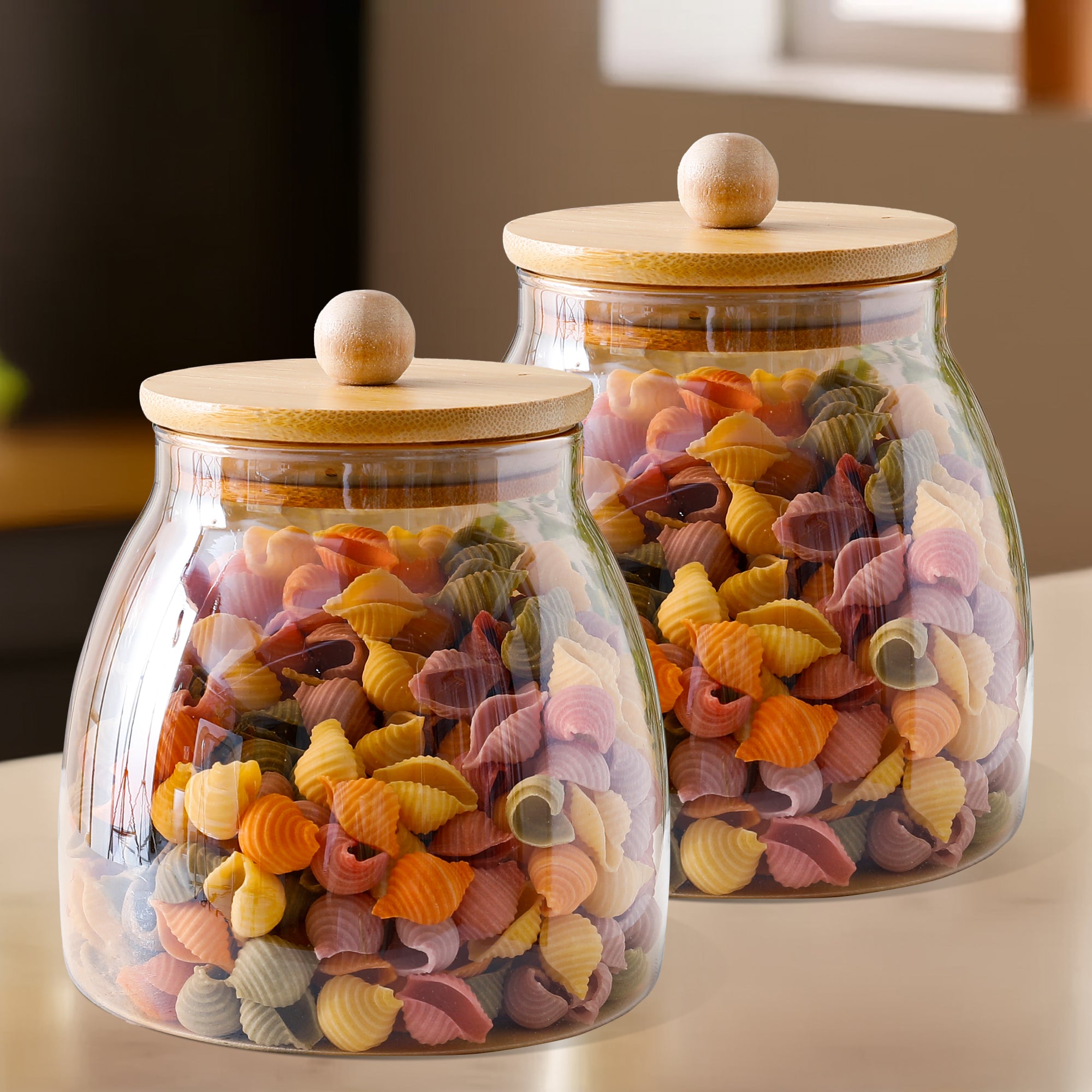The Better Home 650ml glass jar - stylish tea storage