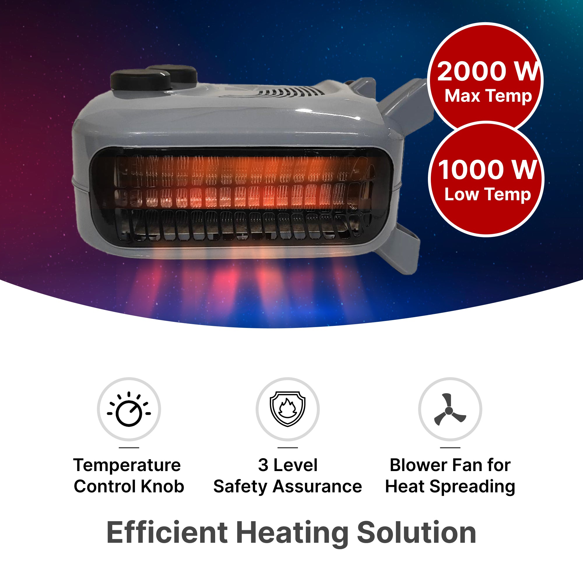 Candes portable room heater - Ideal for guest room