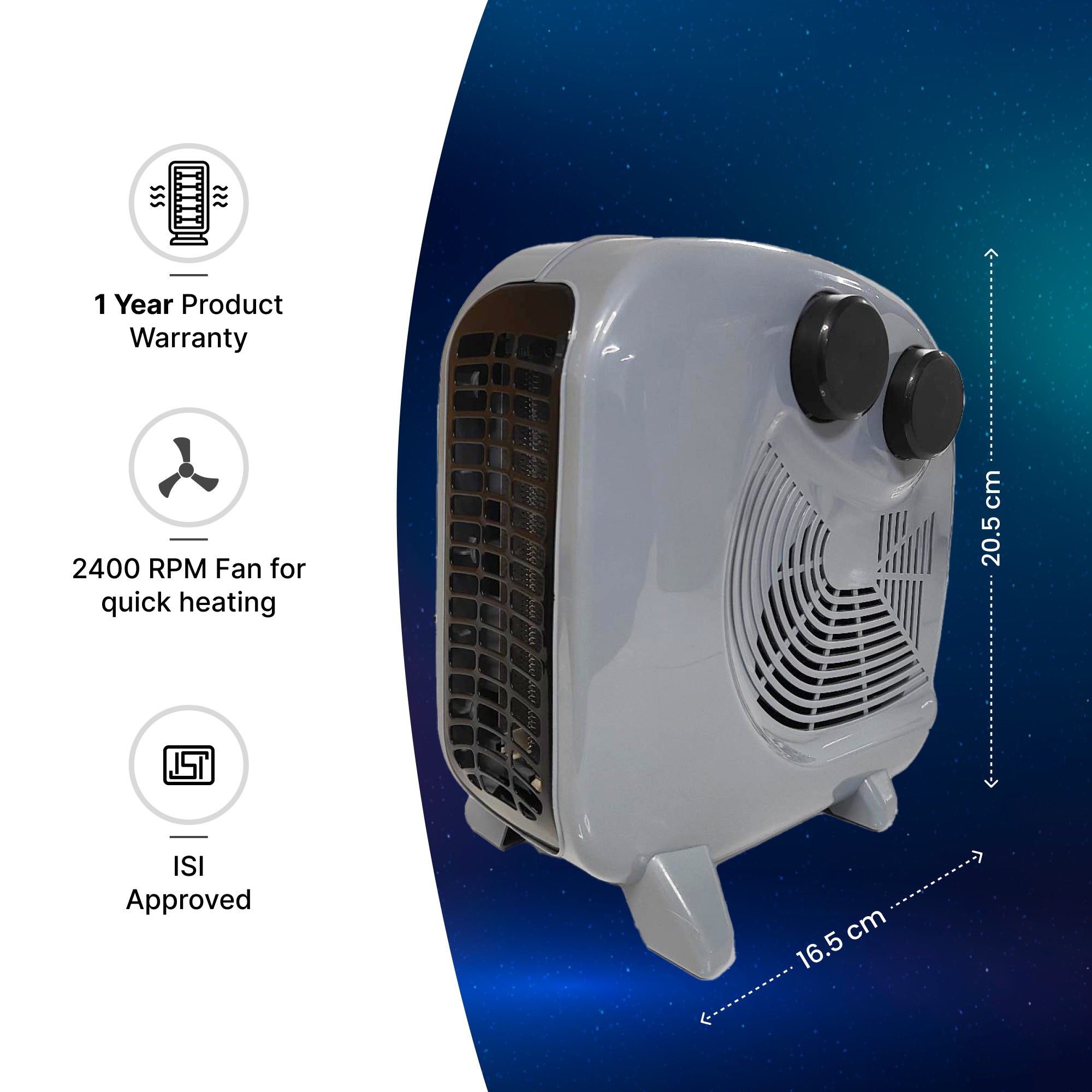 Candes room heater - Office comfort