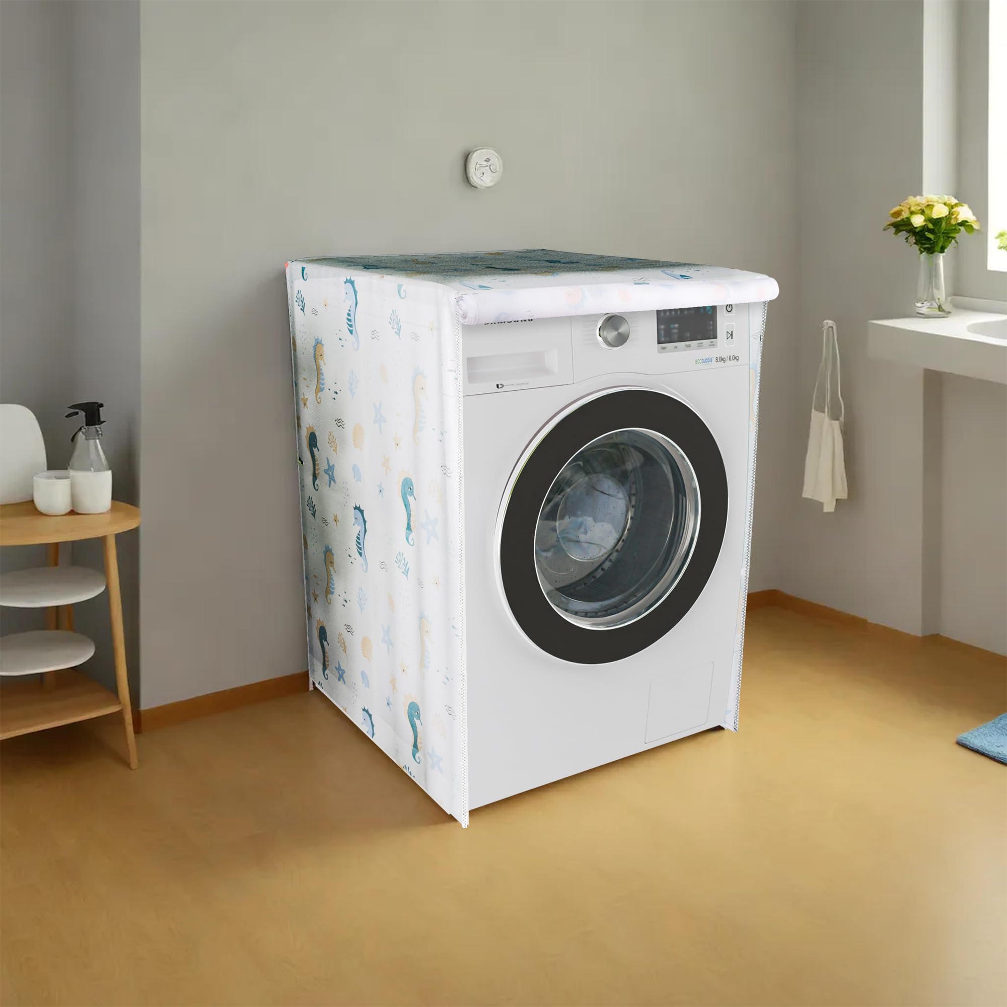 Kuber Industries washing machine cover - zip closure feature